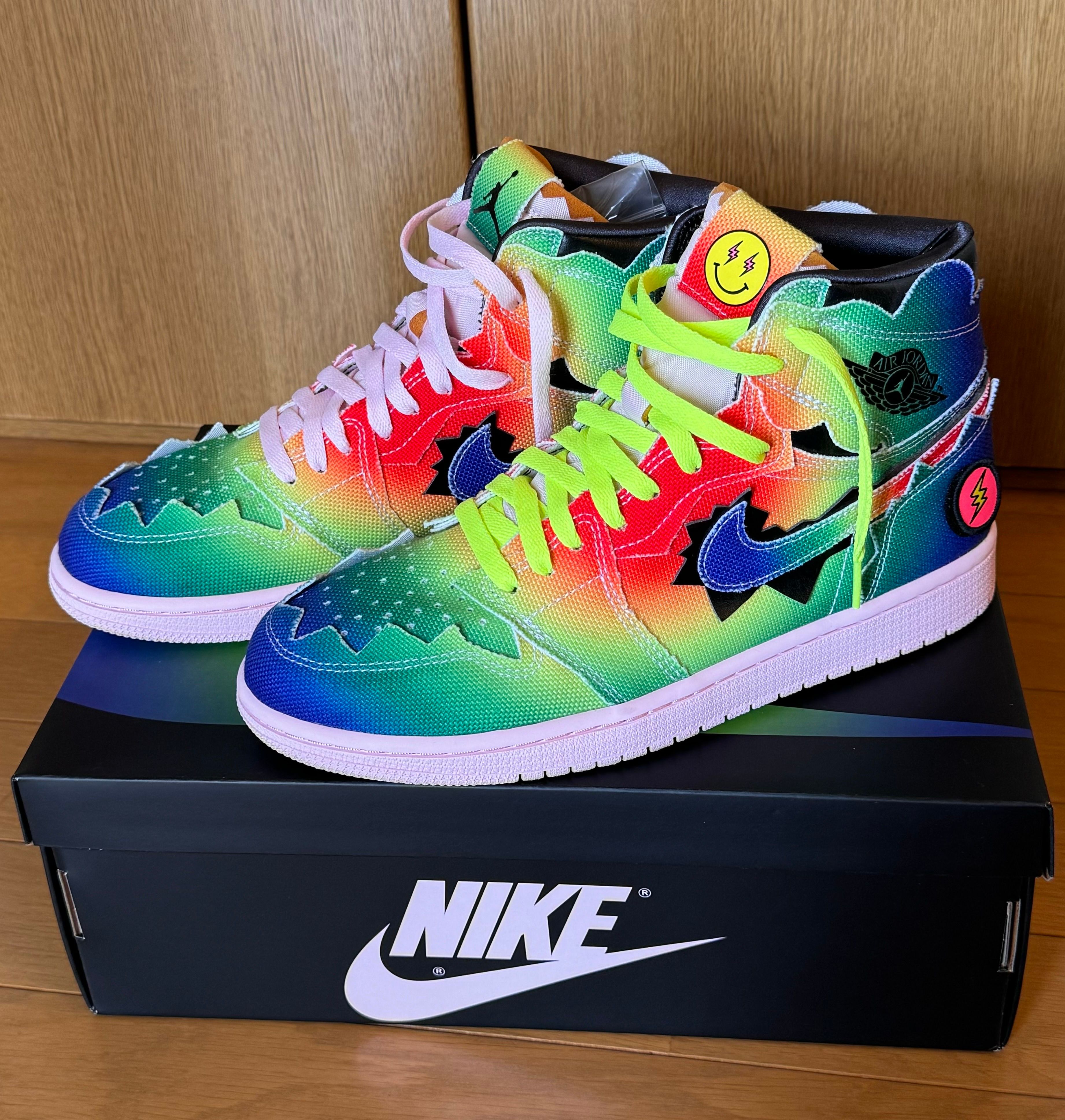 J Balvin × Nike Air Jordan 1 High OG "Rainbow"