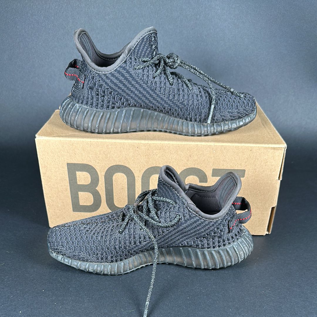 ADIDAS YEEZY BOOST 350 V2 BLACK (KIDS) (NON-REFLECTIVE)