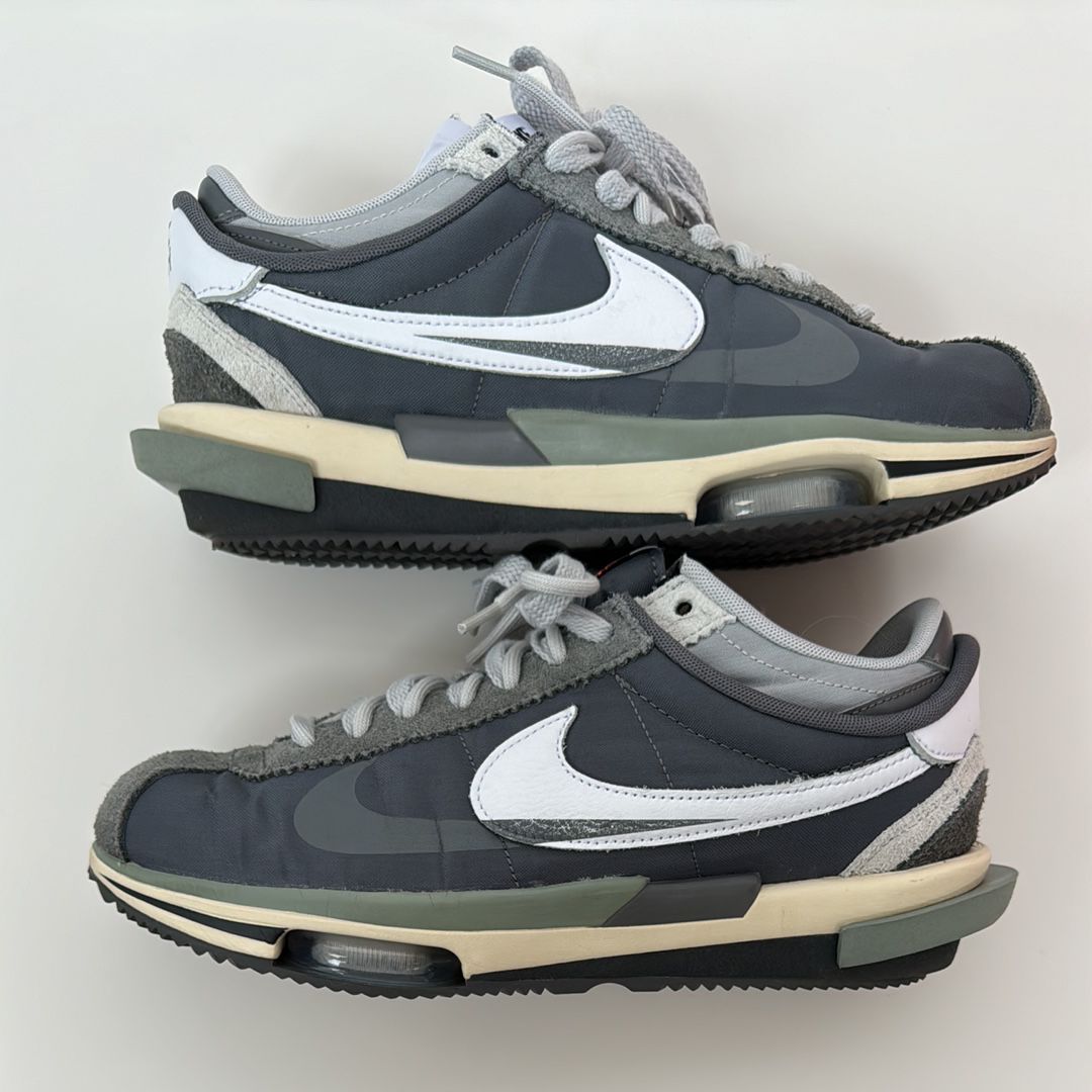 sacai × Nike Zoom Cortez "Iron Grey"