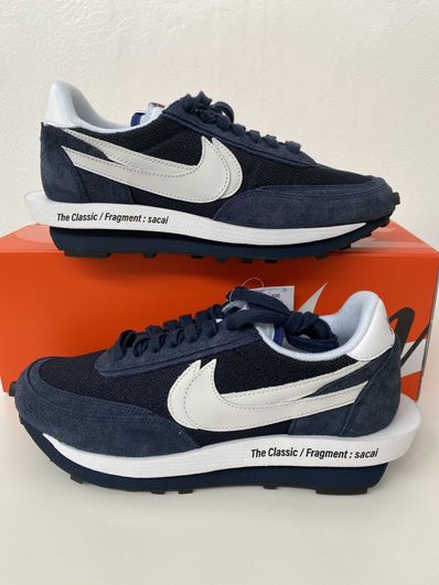 Fragment × sacai × Nike LD Waffle "Blackended Blue"