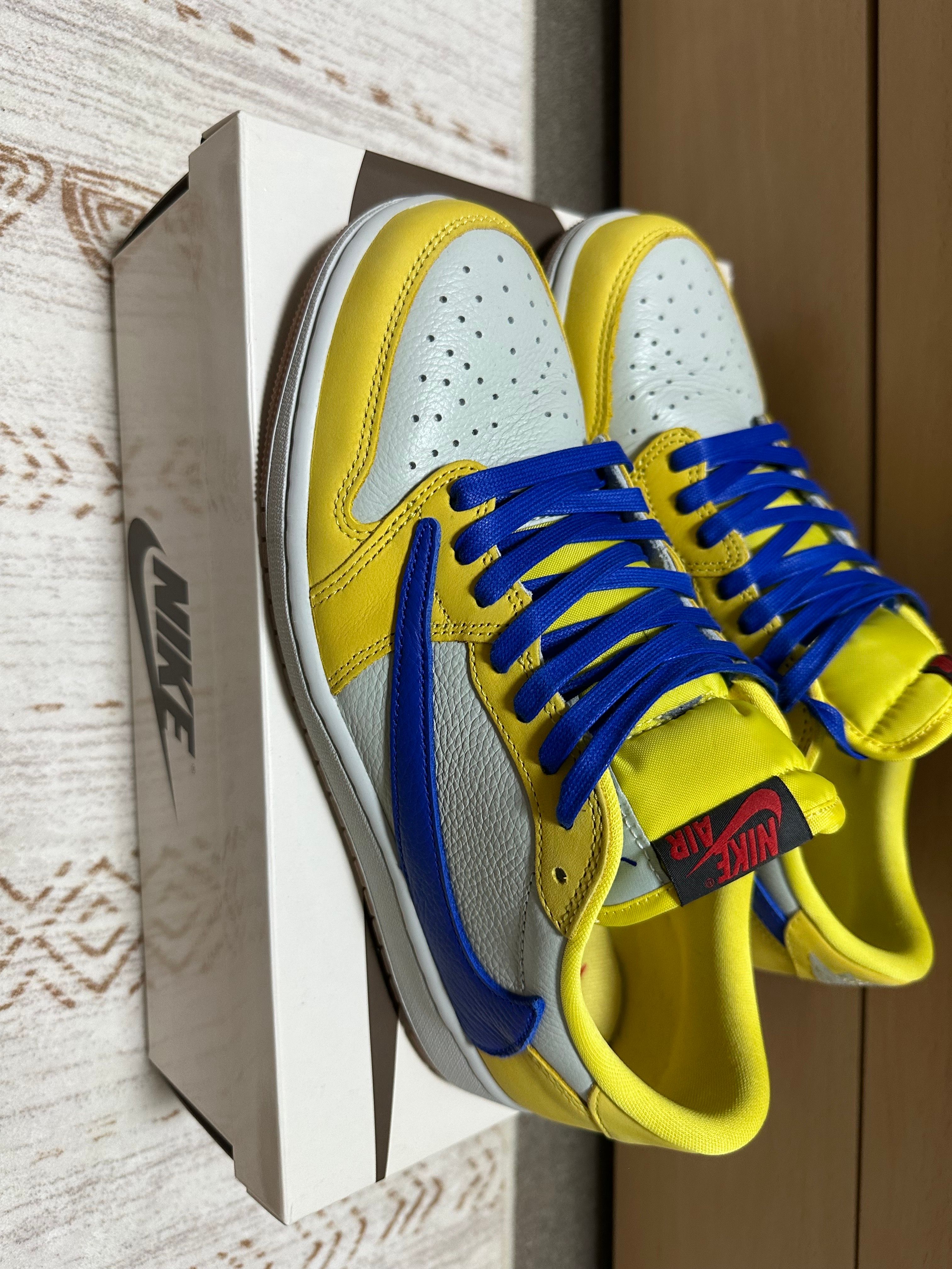 Travis Scott × Nike Women's Air Jordan 1 Retro Low OG "Canary"