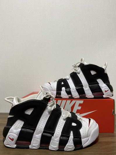 Nike Air More up Tempo "White/Black/University Red"(~2018)