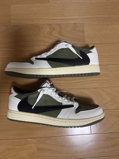 Travis Scott × Nike Air Jordan 1 Low OG SP "Reverse Olive"