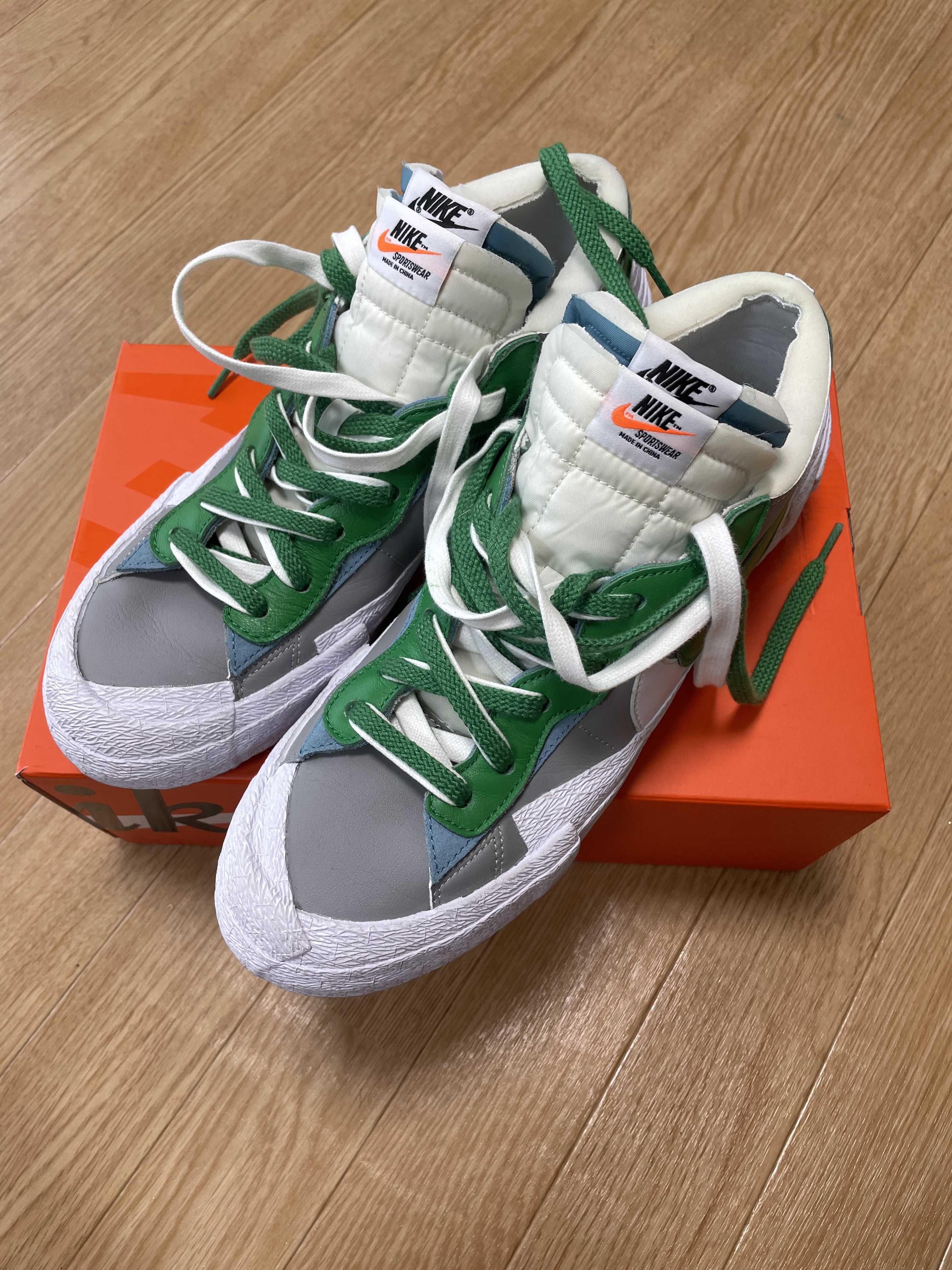 sacai × Nike Blazer Low "Classic Green"