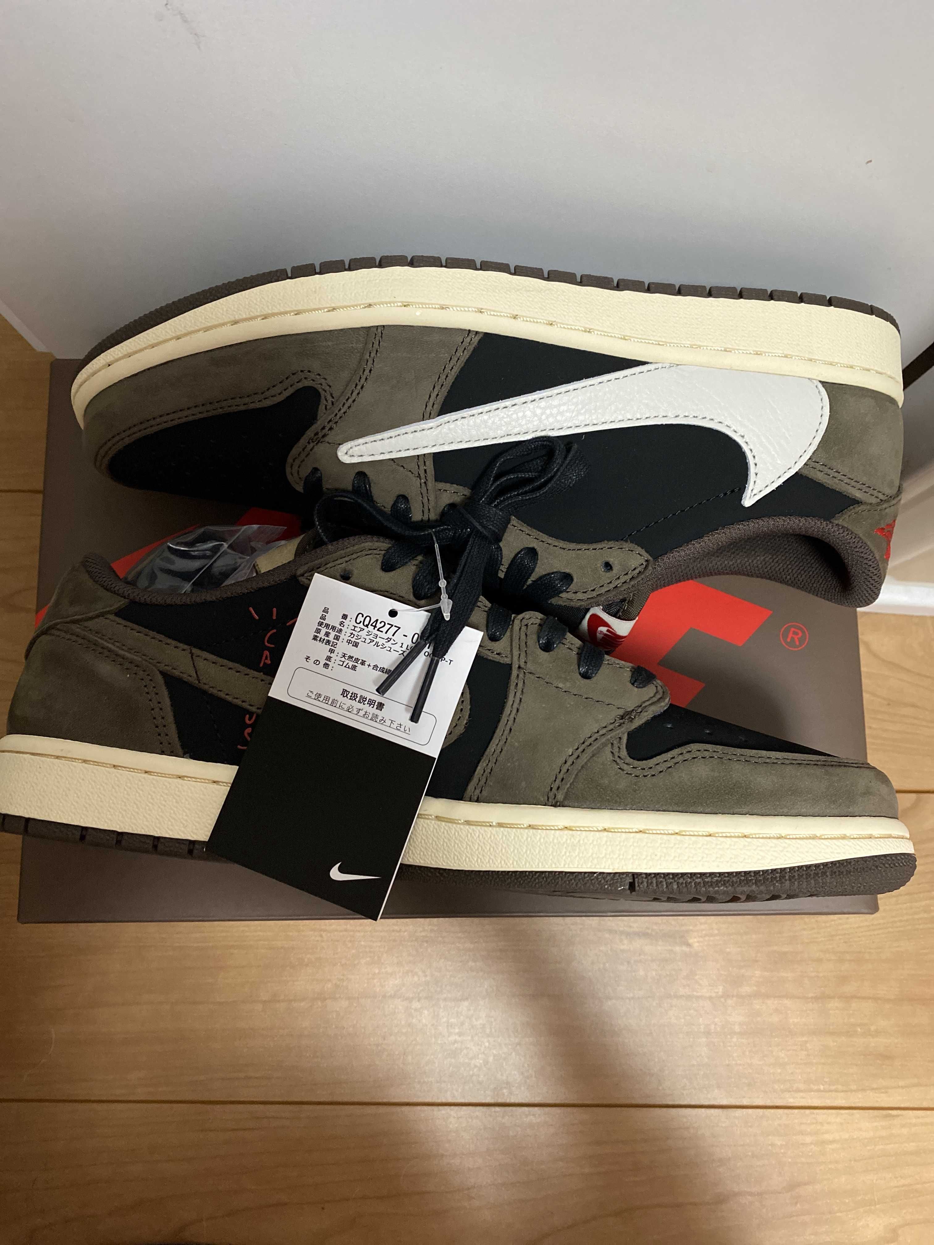 Travis Scott × Nike Air Jordan 1 Low OG SP-T  "Black/Dark Mocha"