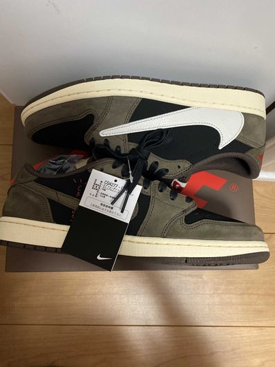Travis Scott × Nike Air Jordan 1 Low OG SP-T "Black/Dark Mocha"