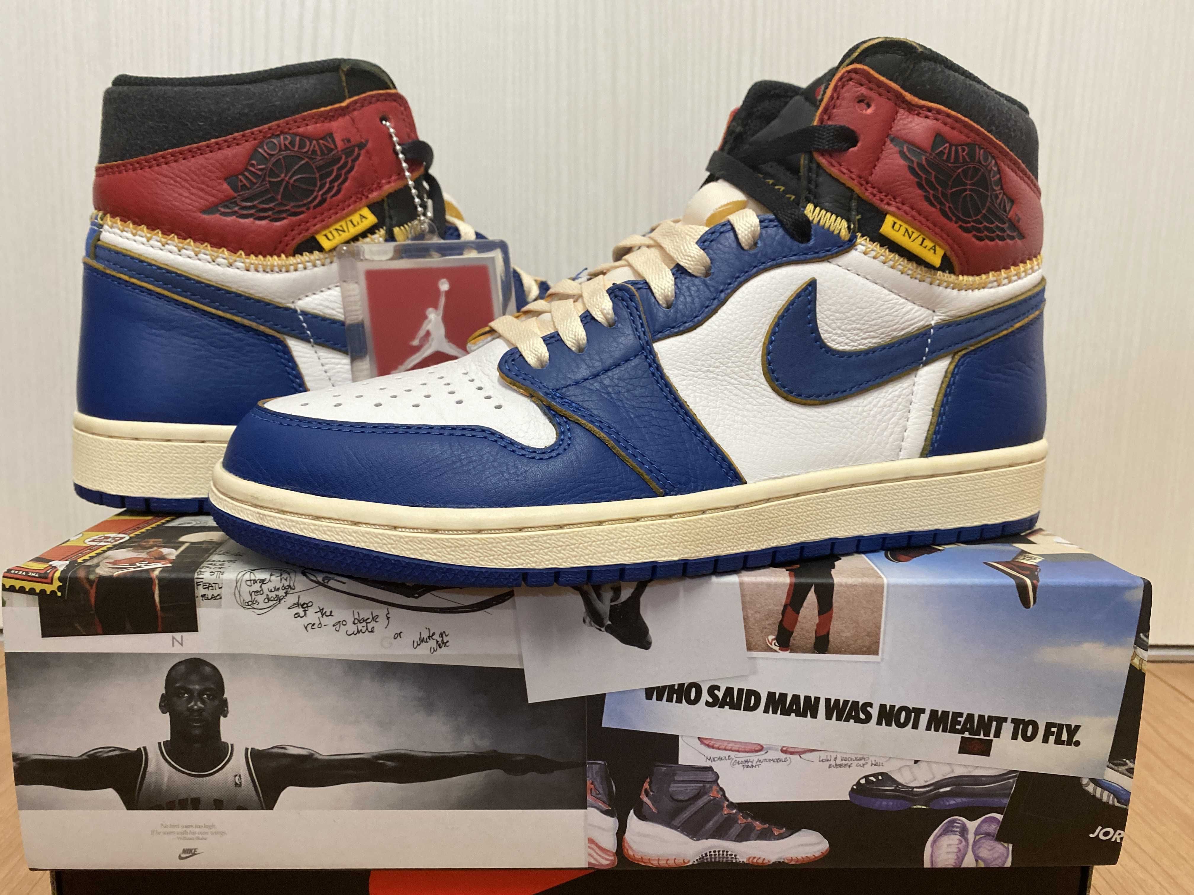 Union × Nike Air Jordan 1 Retro High OG NRG "Storm Blue/Varsity Red"