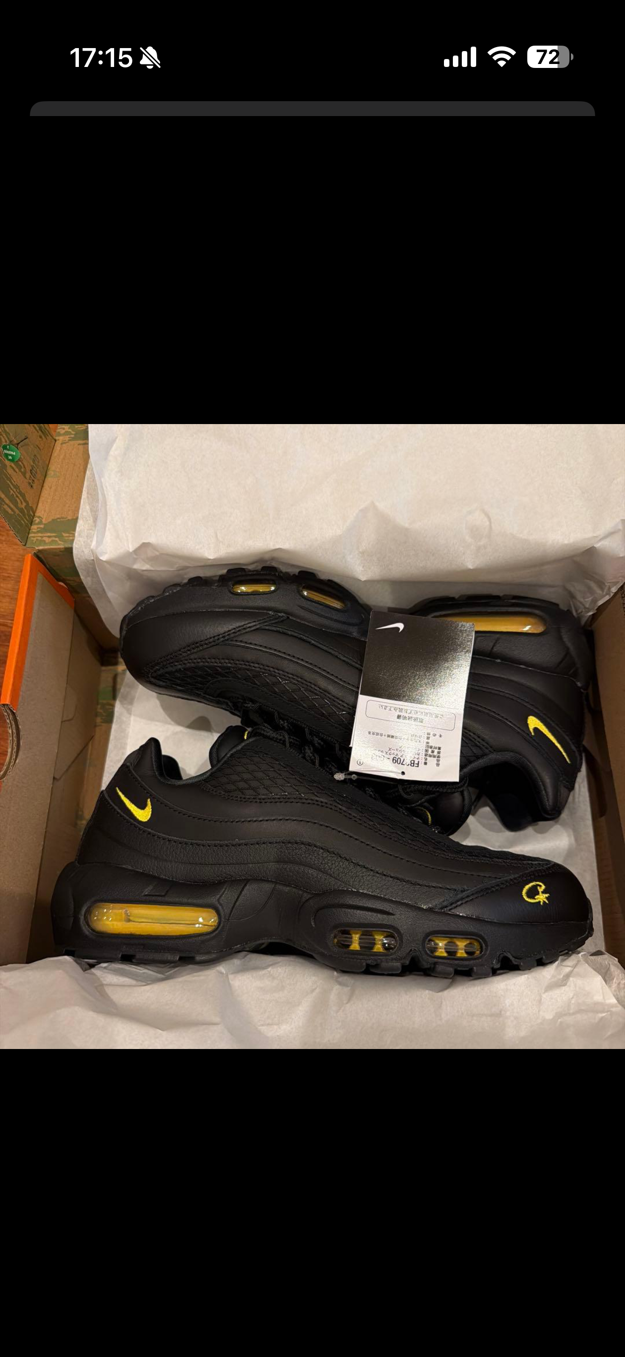 Corteiz × Nike Air Max 95 "Black and Tour Yellow"