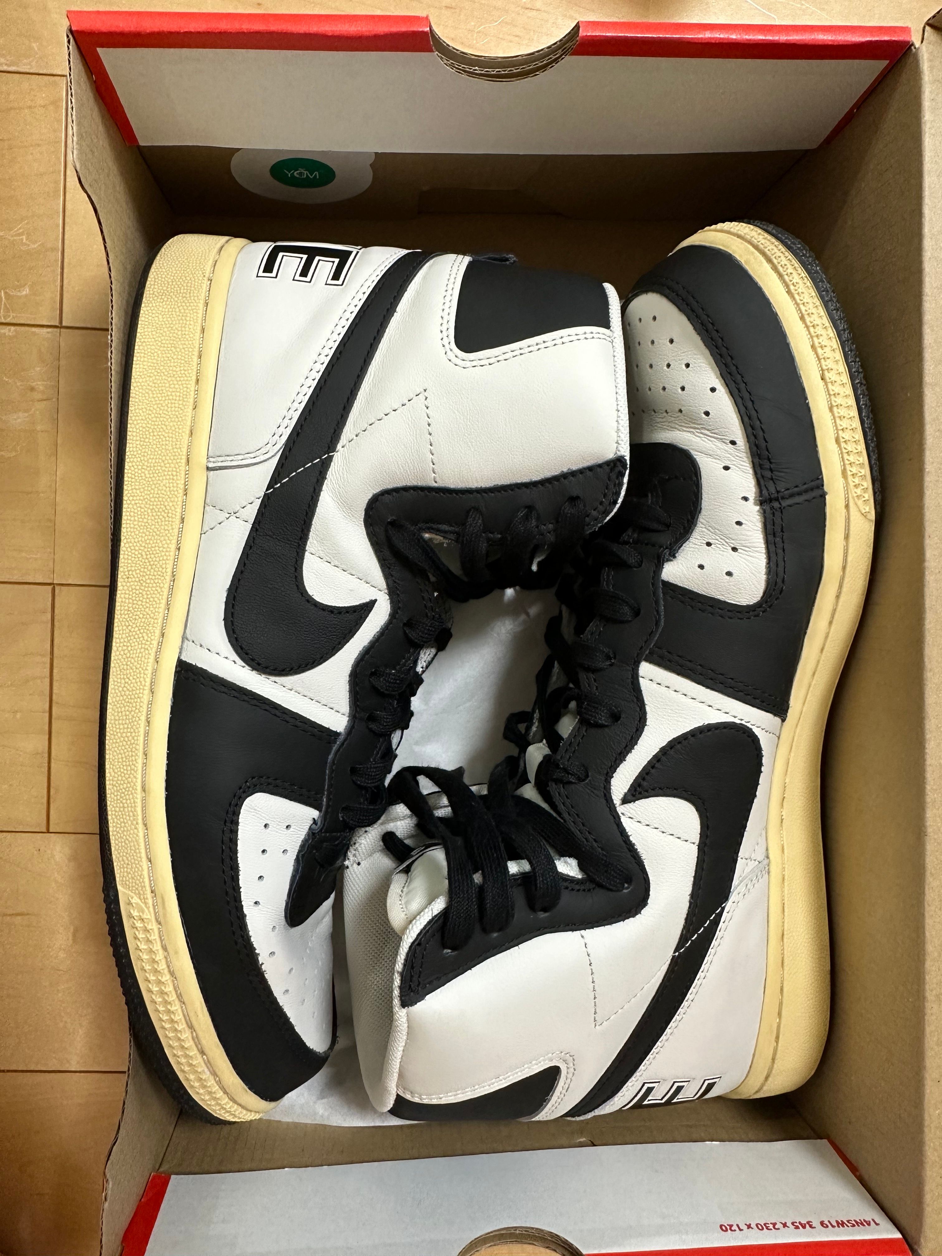 NIKE ターミネーター　 ホワイト/ブラック NIKE 新品 TERMINATOR HIGH PRM ナイキ ターミネーター ハイ