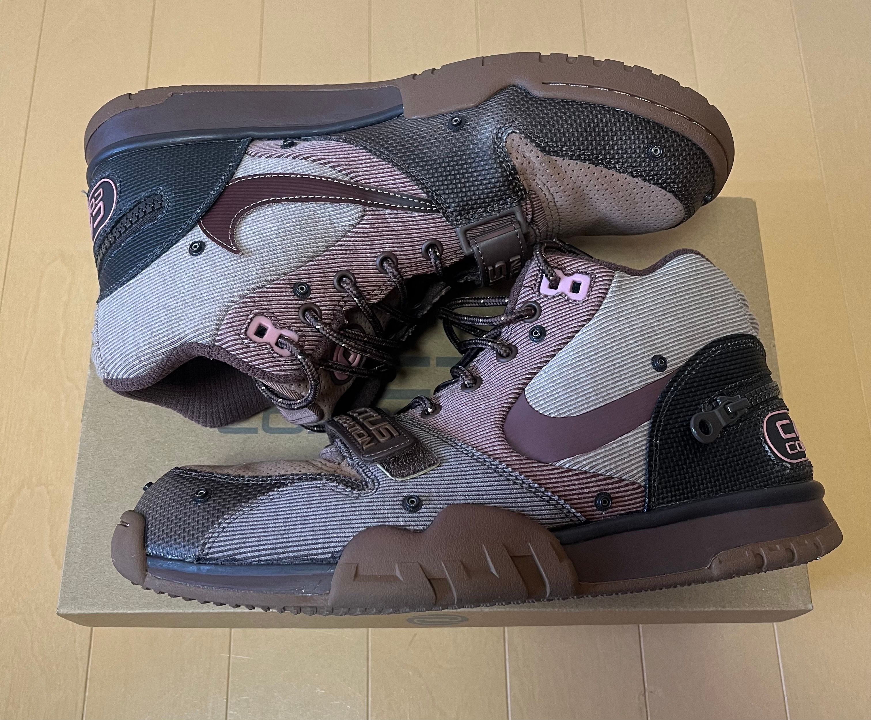 Travis Scott x Nike Air Trainer 1 SP "Archaeo Brown and Rust Pink"