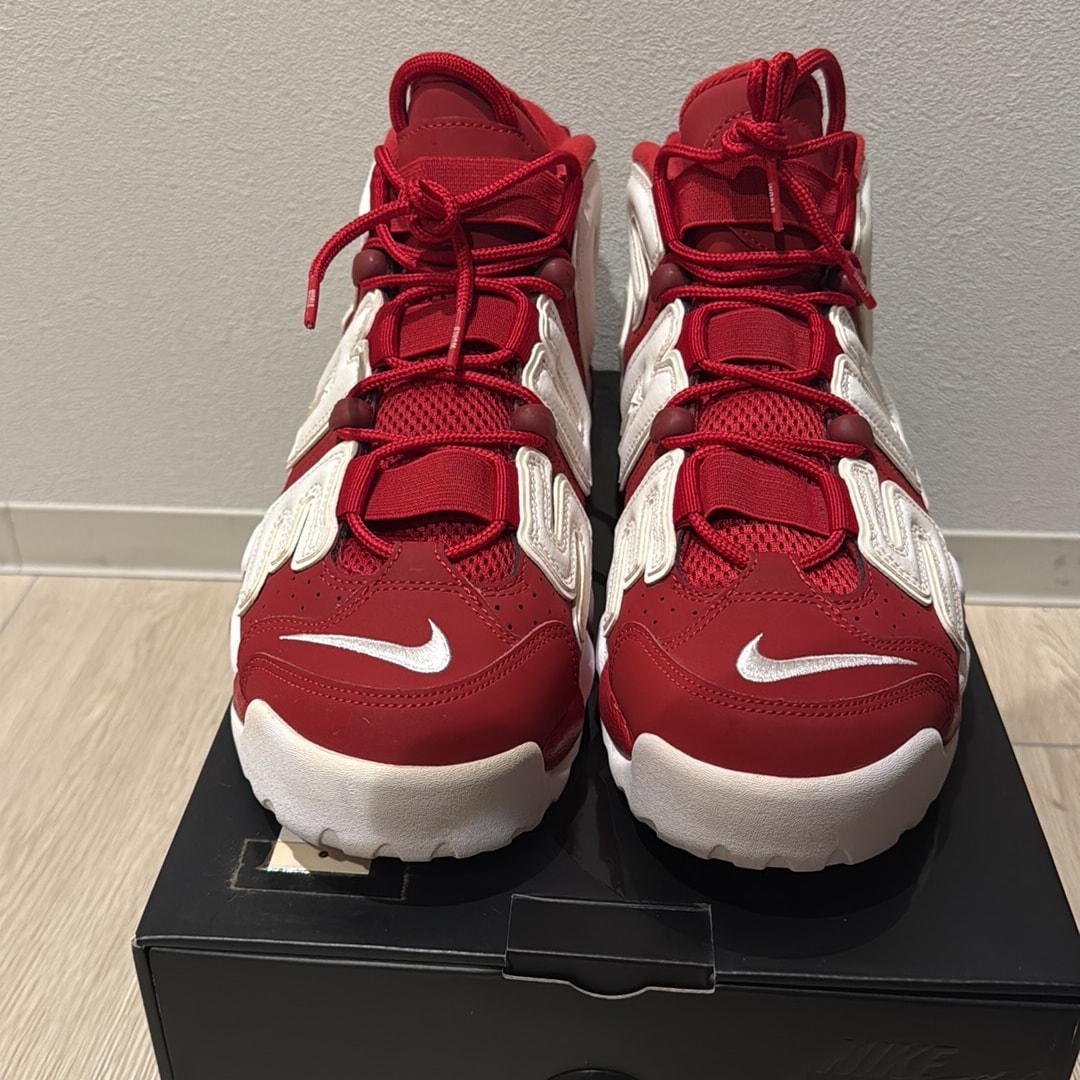 Supreme × Nike Air More Uptempo "White/Red"