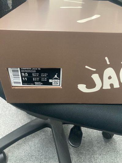 Travis Scott × Nike Jordan Jumpman Jack TR CJ1 T-Rexx "Black and Dark Mocha"