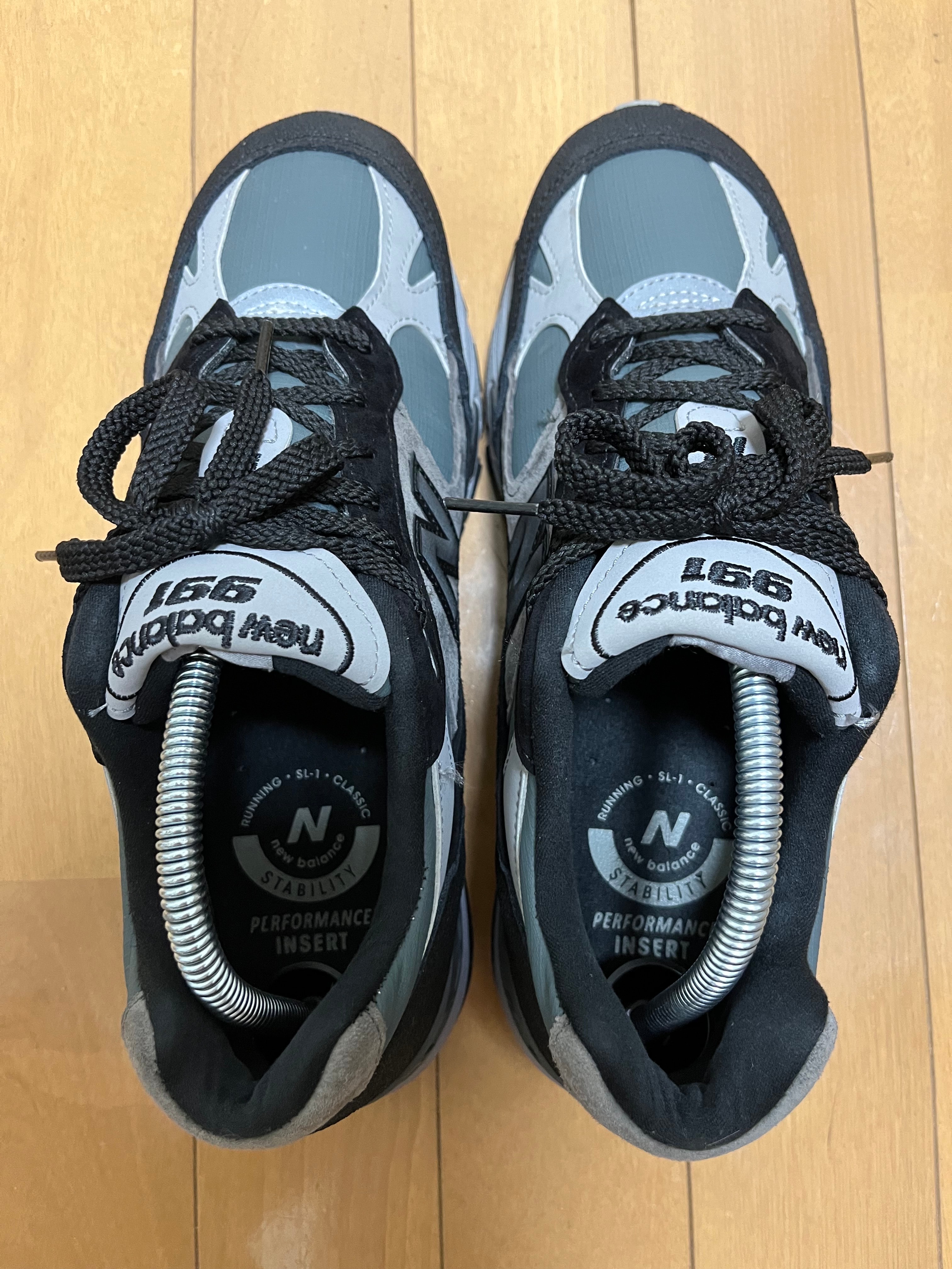 ニューバランス 991 アーバンウィンター "ブラック/タービュランス"