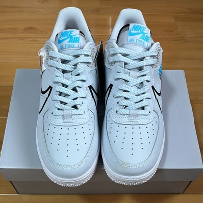 Nike Air Force 1 Low React "Pure Platinum/Baltic Blue"