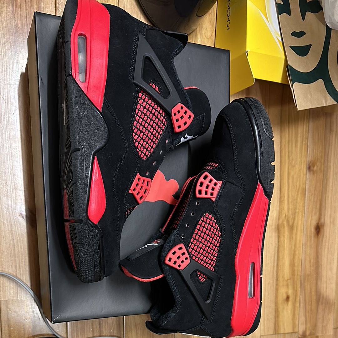Nike Air Jordan 4 "Red Thunder/Crimson"