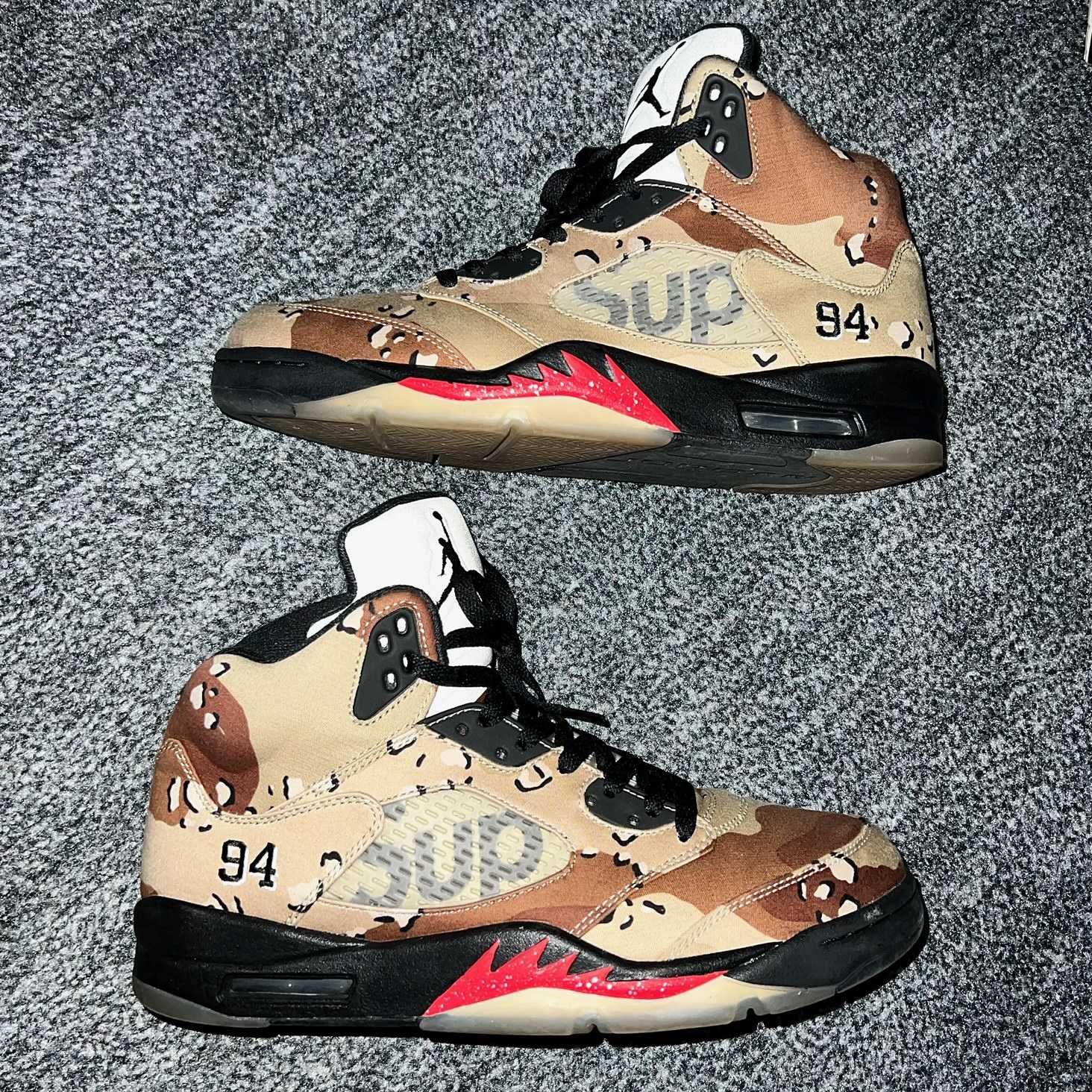 Supreme × Nike Air Jordan 5 Retro "Desert Camo"