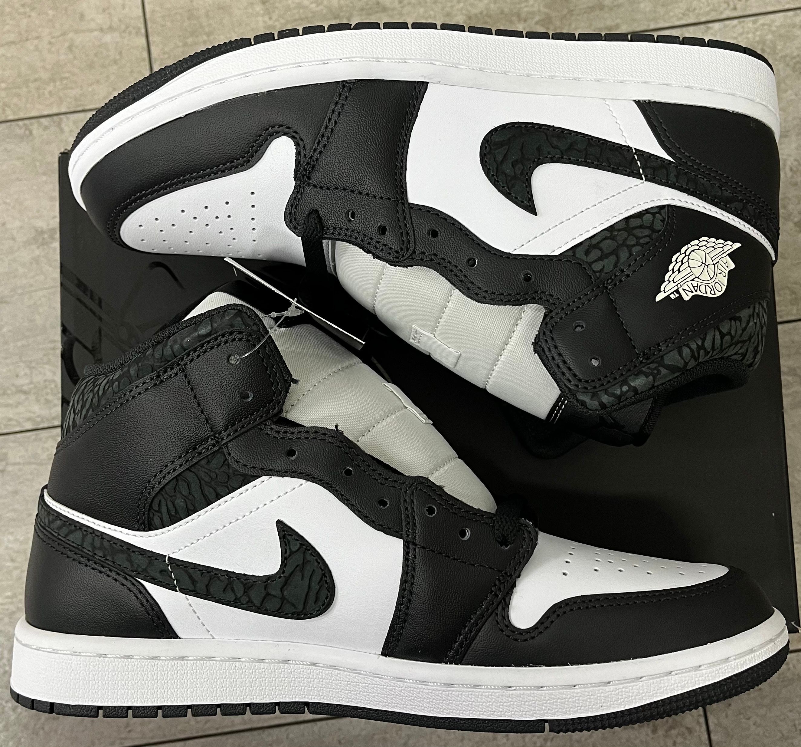 Nike Air Jordan 1 パンダエレファント　29cm Jordan Brand（NIKE） - ナイキ エアジョーダン1 ミッド 