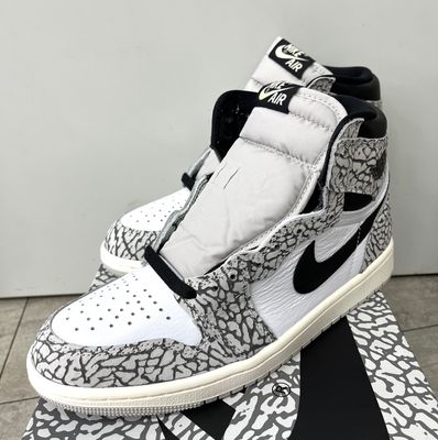 Nike Air Jordan 1 High OG "White Cement/Safari"