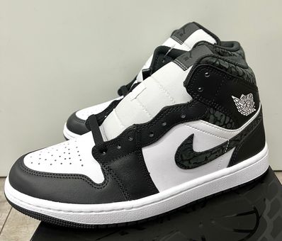 Nike Air Jordan 1 Mid "Panda Elephant/Safari"