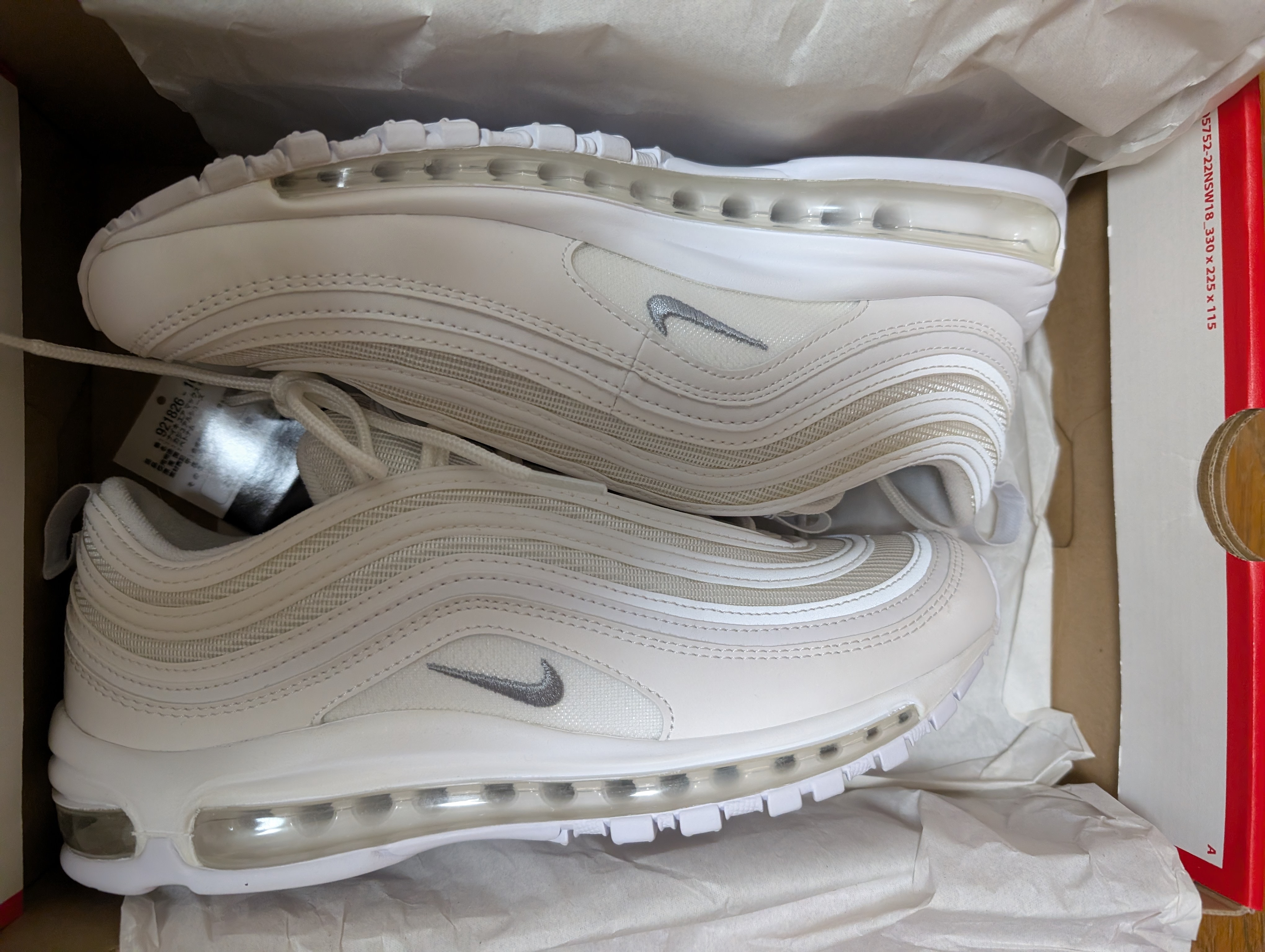 Nike Air Max 97 "White/Wolf Grey/Black"