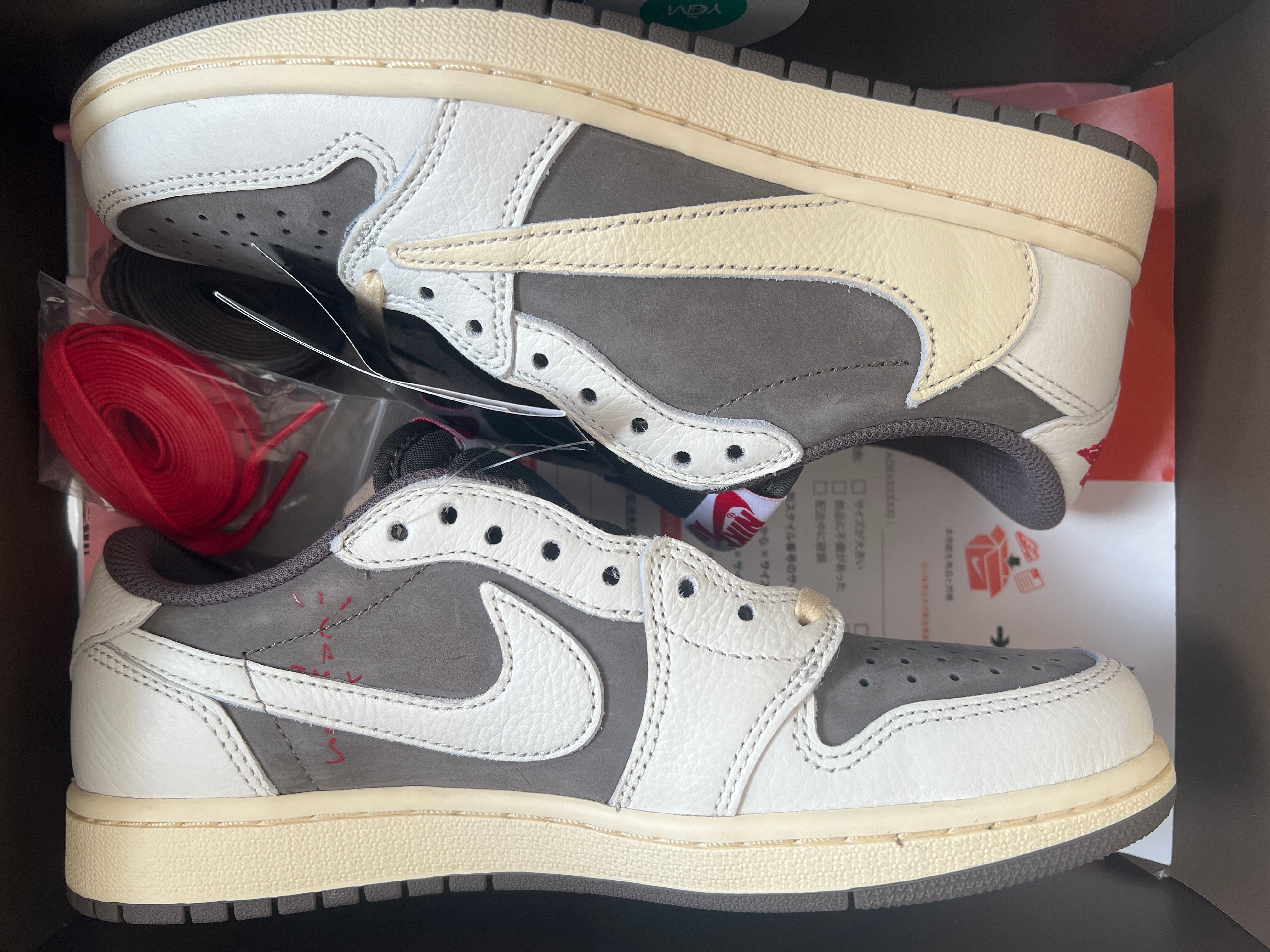 Travis Scott × Nike Air Jordan 1 Low OG SP "Reverse Mocha/Sail and Ridgerock"