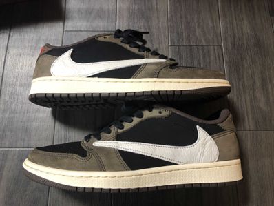 Travis Scott × Nike Air Jordan 1 Low OG SP-T "Black/Dark Mocha"