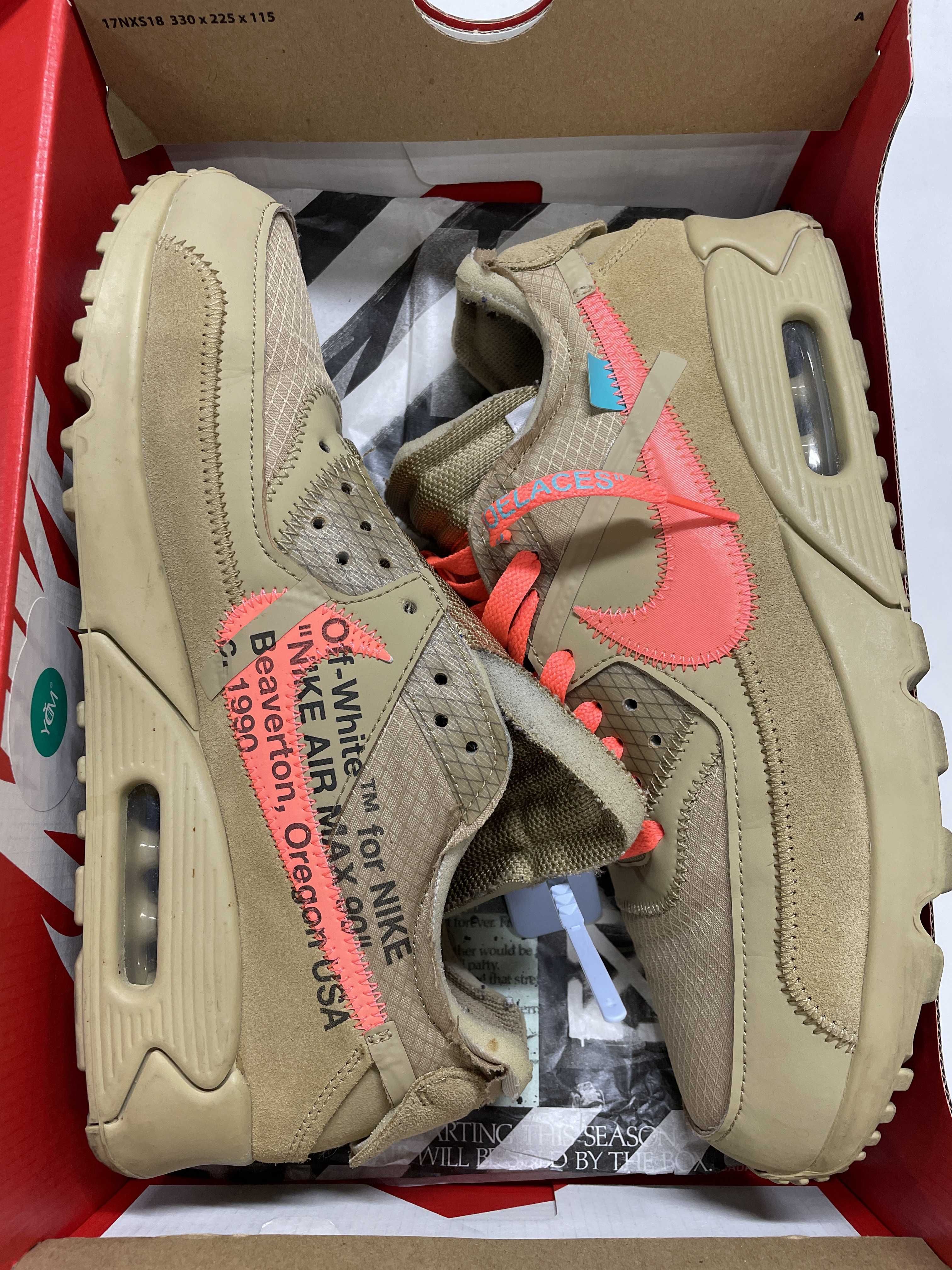 Off-White × Nike Air Max 90 "Desert Ore"
