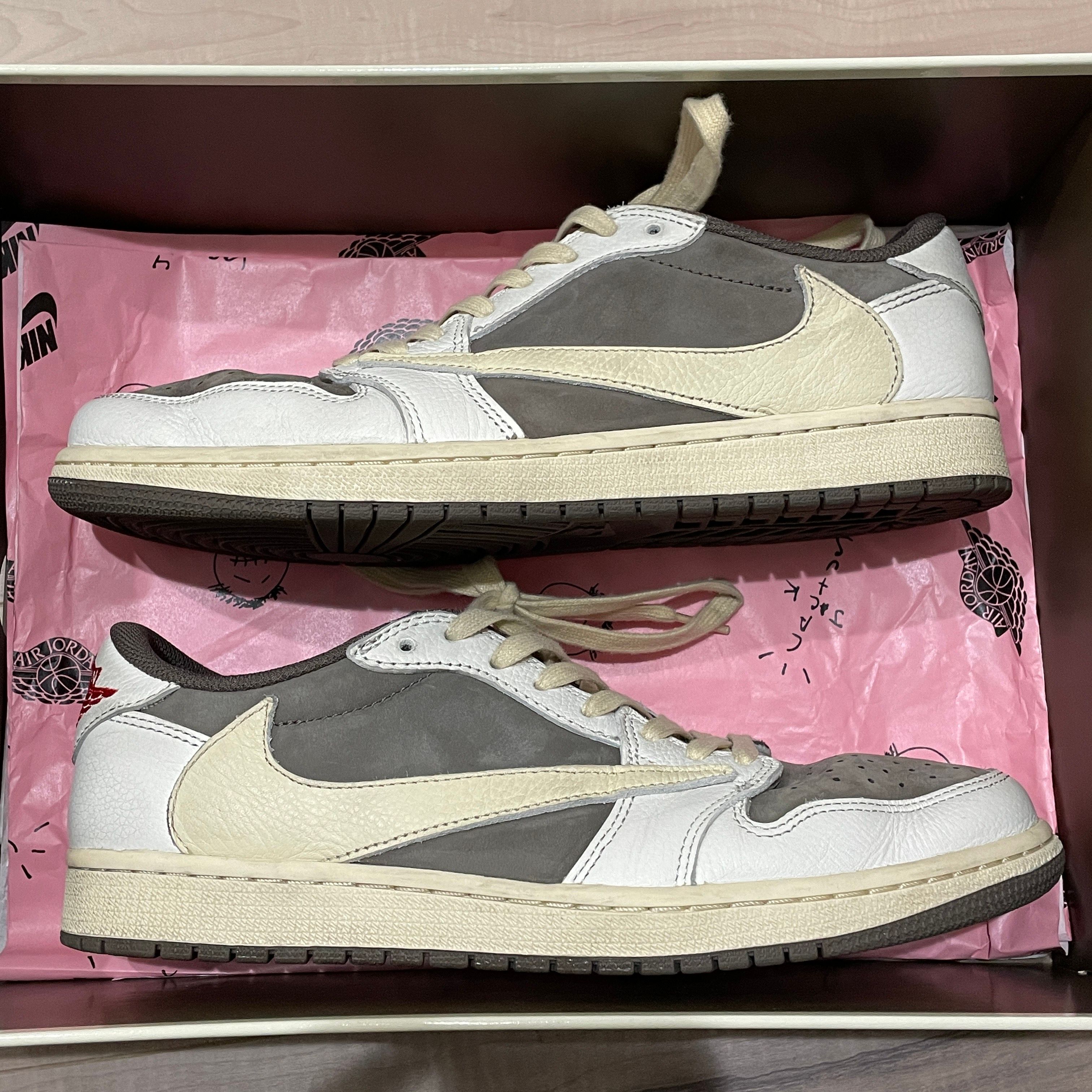 Travis Scott × Nike Air Jordan 1 Low OG SP "Reverse Mocha/Sail and Ridgerock"