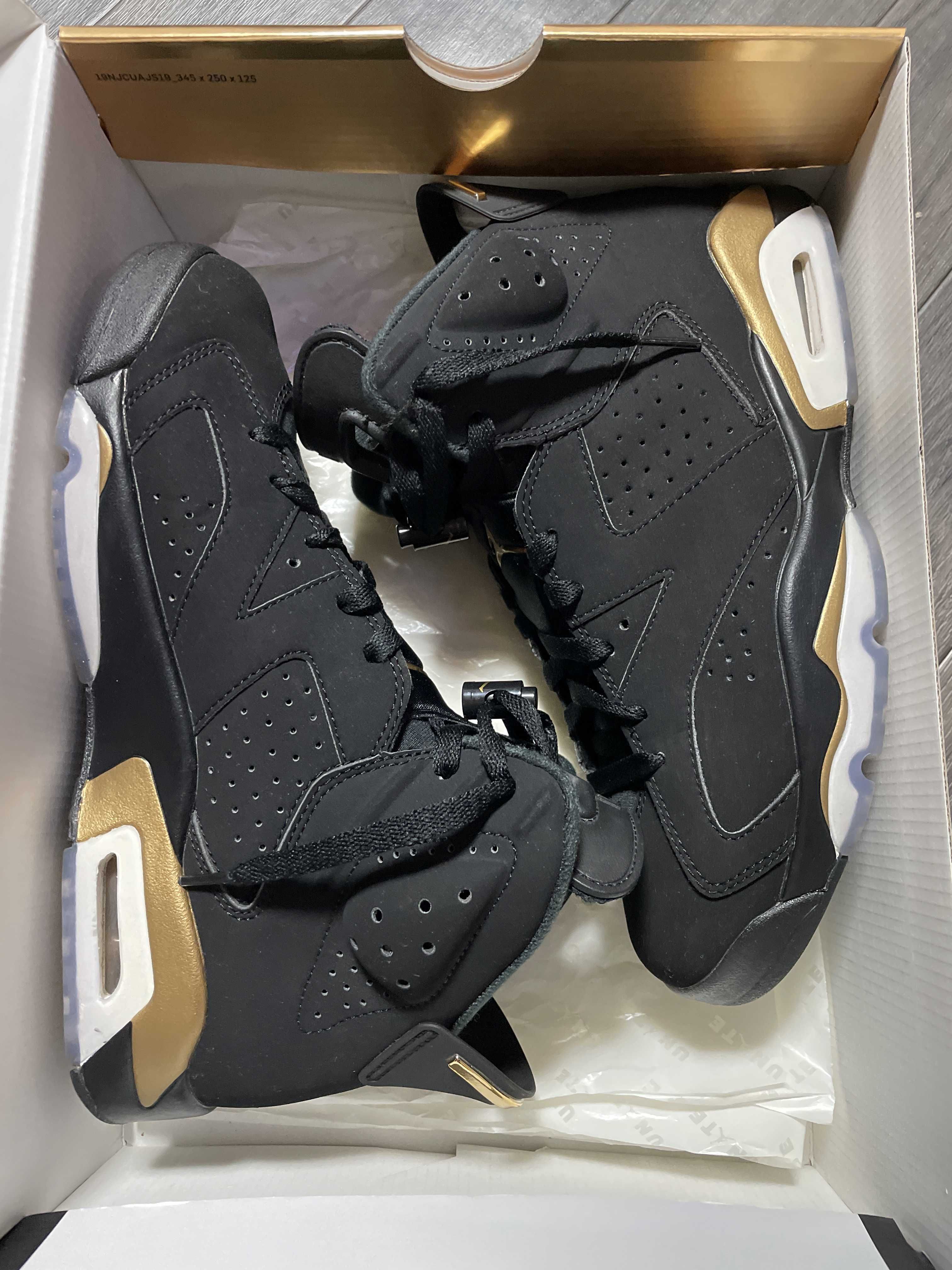 Nike Air Jordan 6 DMP "Black/Metallic Gold" (2020)
