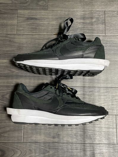 sacai × Nike LDV Waffle "Triple Black"