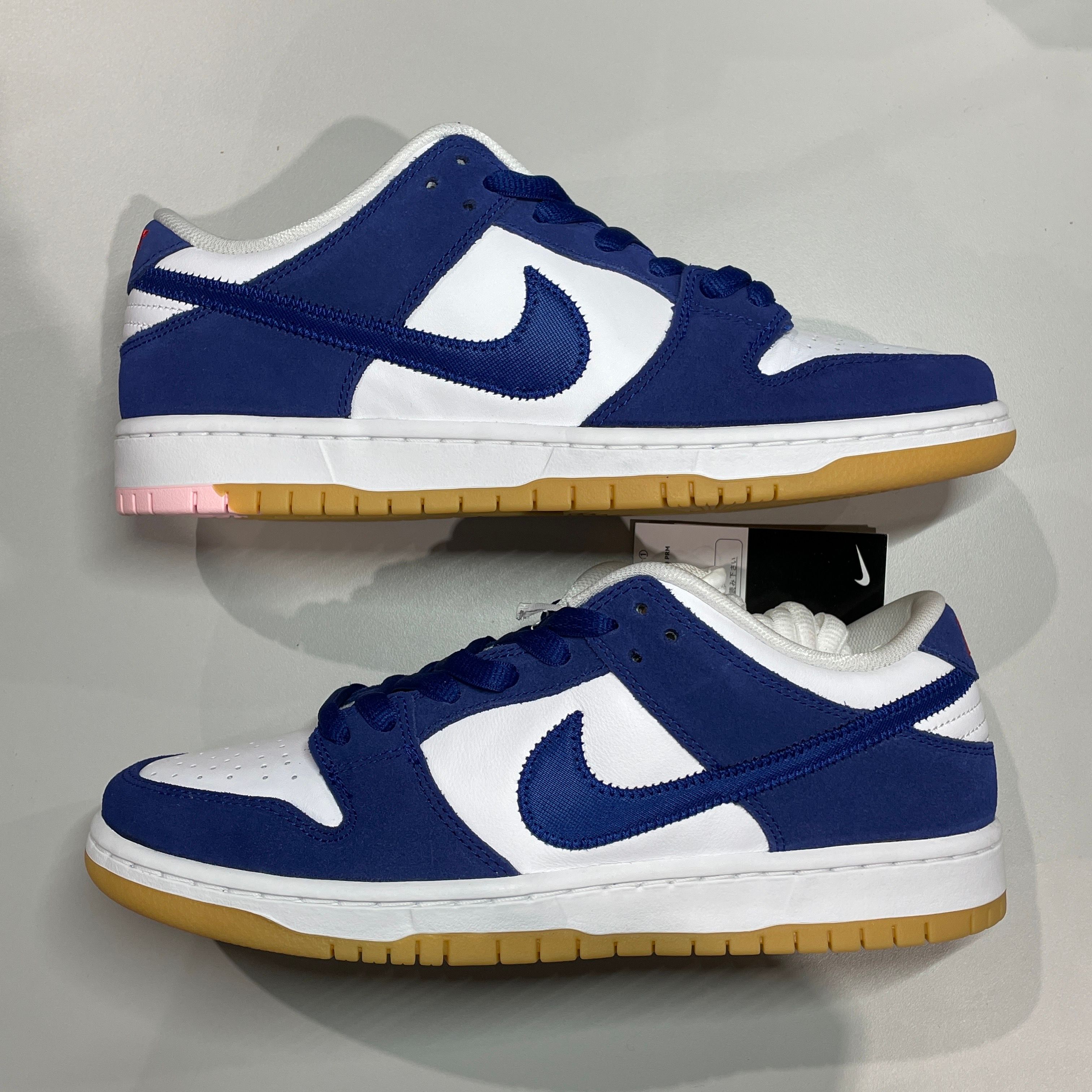 Nike SB Dunk Low "Los Angeles Dodgers/Deep Royal Blue"