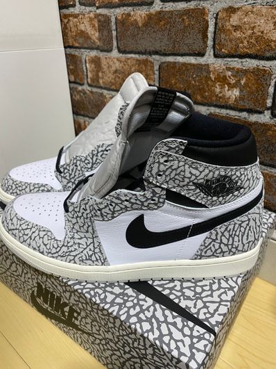 Nike Air Jordan 1 High OG "White Cement/Safari"