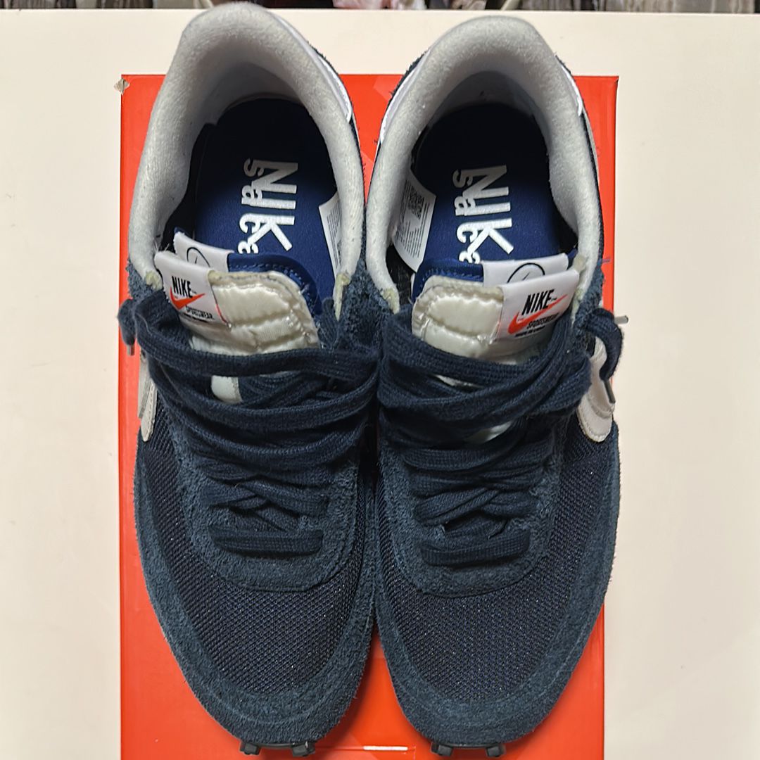 Fragment × sacai × Nike LD Waffle "Blackended Blue"