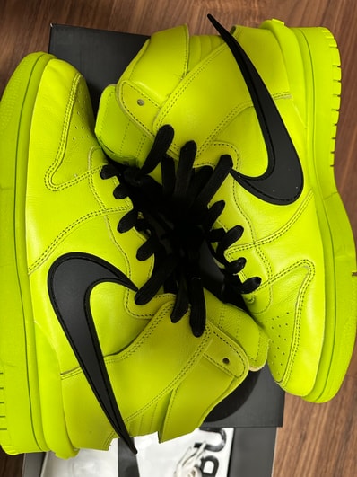 AMBUSH × NIKE DUNK HIGH "FLASH LIME"
