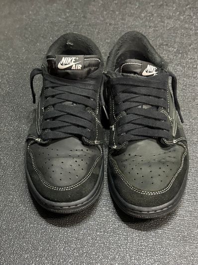 Travis Scott × Nike Air Jordan 1 Low OG SP "Black Phantom"