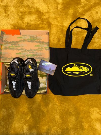 Corteiz × Nike Air Max 95 "Black and Tour Yellow"