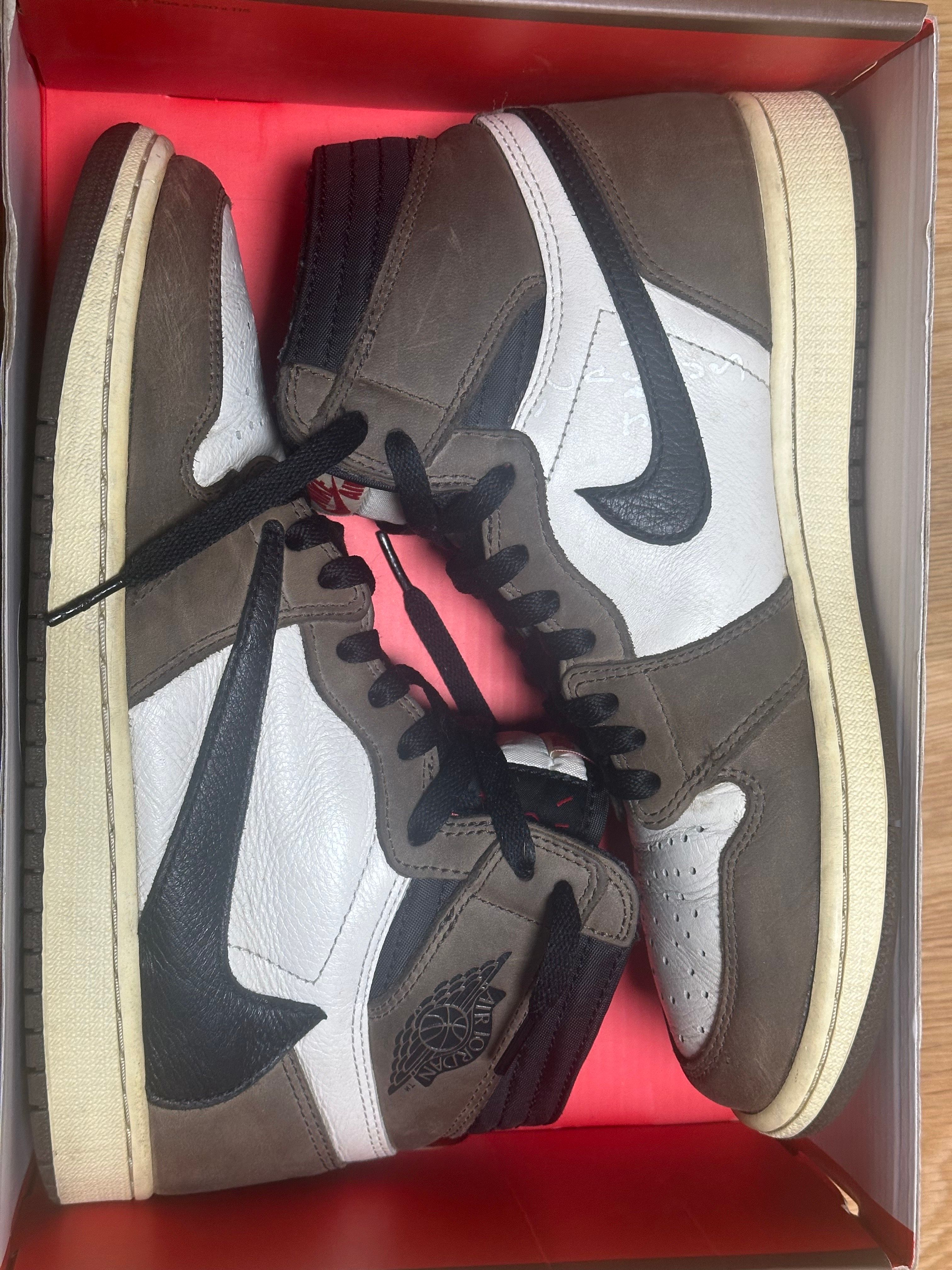 Travis Scott × Nike Air Jordan 1 Retro High OG TS SP "Sail/Dark Mocha"