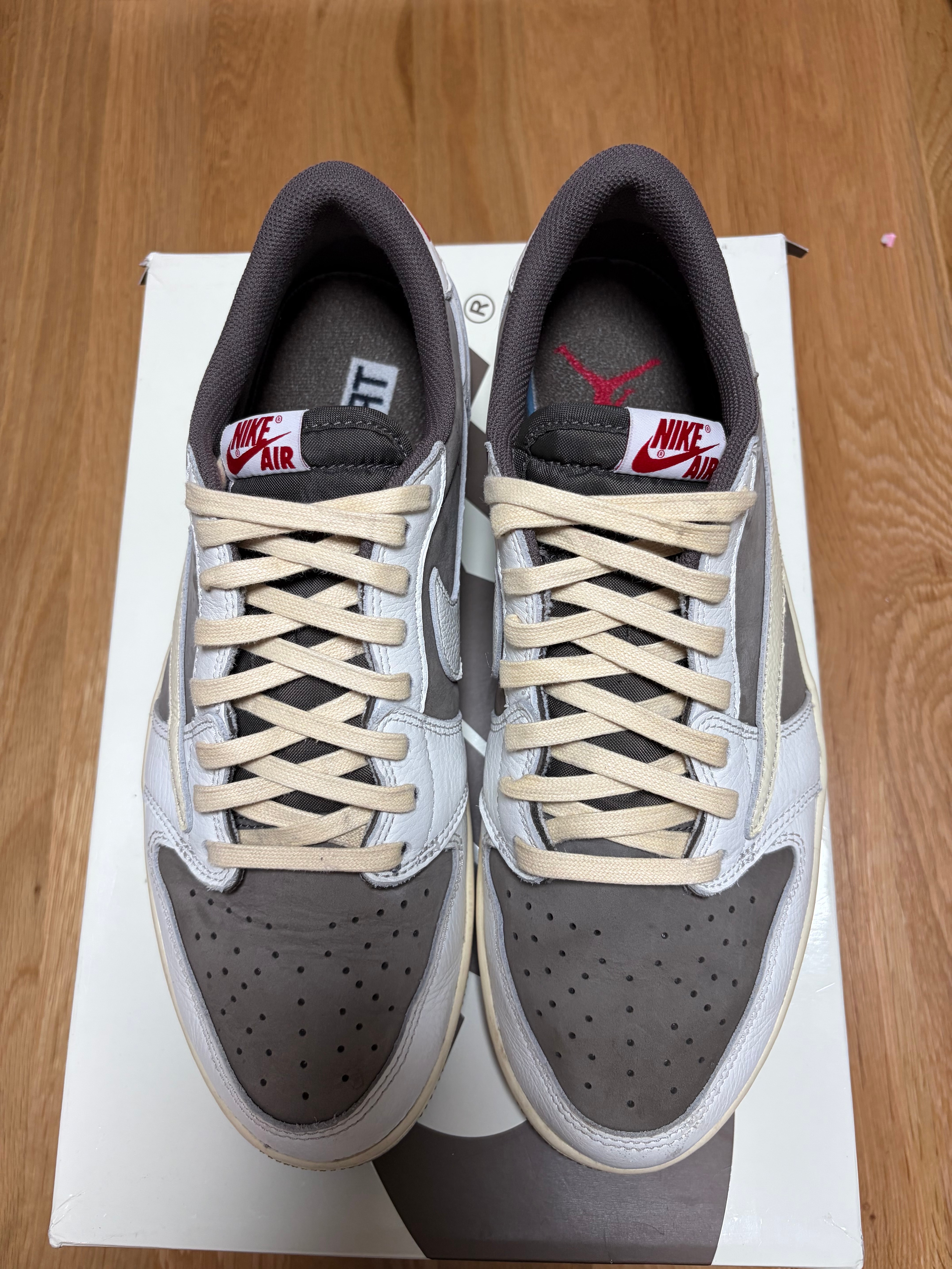 Travis Scott × Nike Air Jordan 1 Low OG SP "Reverse Mocha/Sail and Ridgerock"