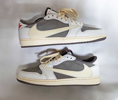 Travis Scott × Nike Air Jordan 1 Low OG SP "Reverse Mocha/Sail and Ridgerock"