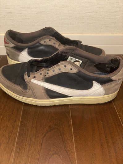 Travis Scott × Nike Air Jordan 1 Low OG SP-T "Black/Dark Mocha"