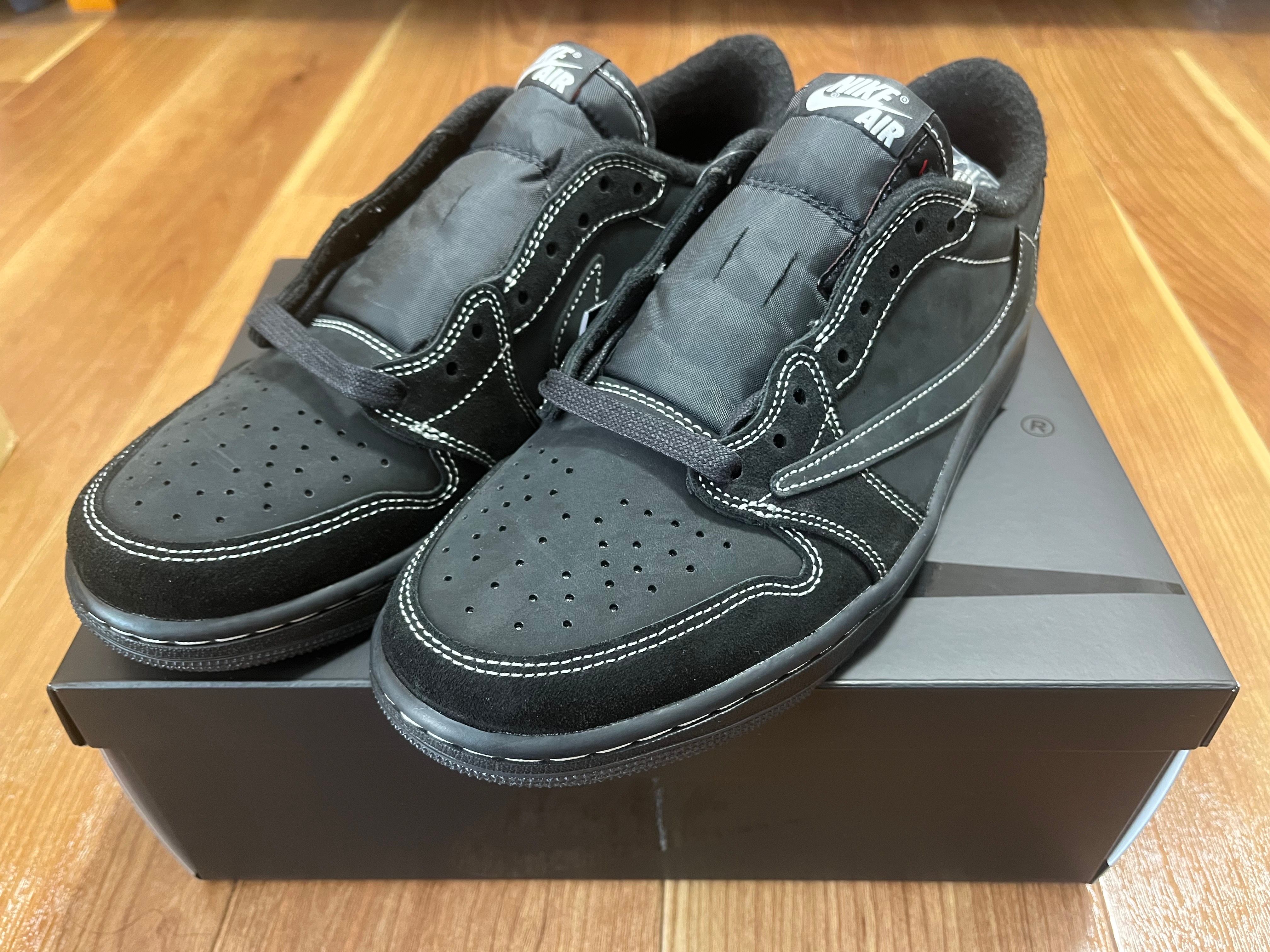 Travis Scott × Nike Air Jordan 1 Low OG SP "Black Phantom"