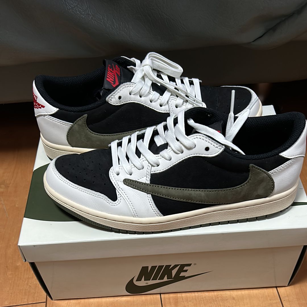 Travis Scott × Nike Women's Air Jordan 1 Low OG "Medium Olive"