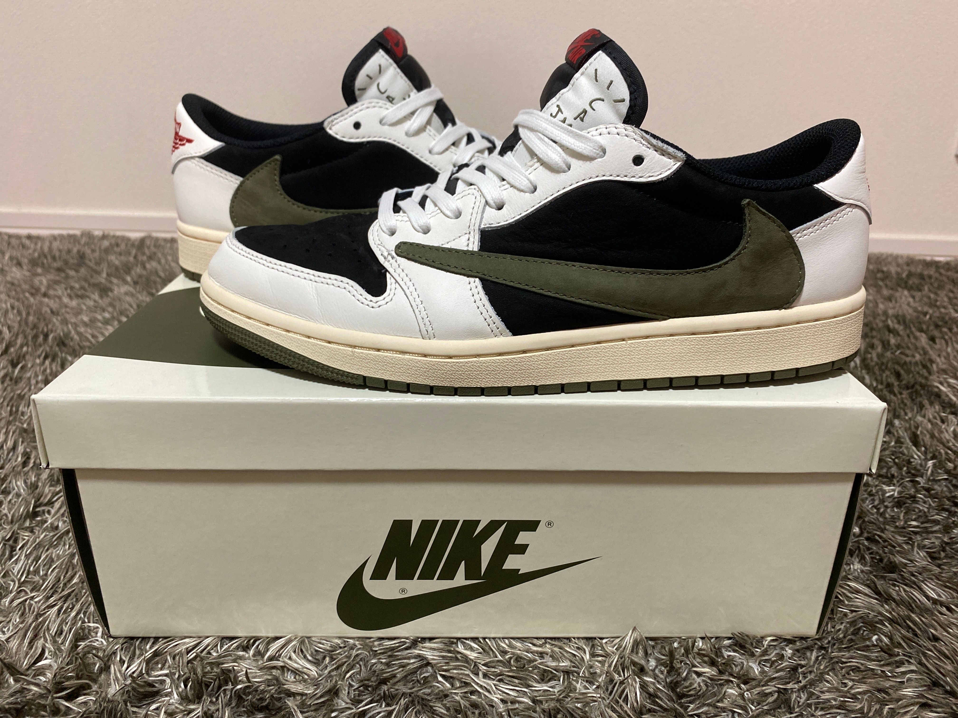 Travis Scott × Nike Women's Air Jordan 1 Low OG "Medium Olive"