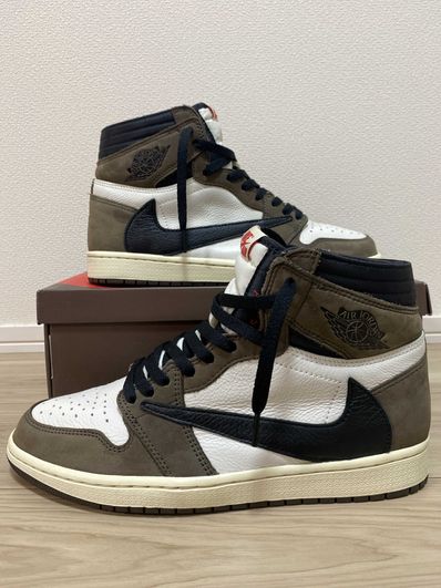 Travis Scott × Nike Air Jordan 1 Retro High OG TS SP "Sail/Dark Mocha"