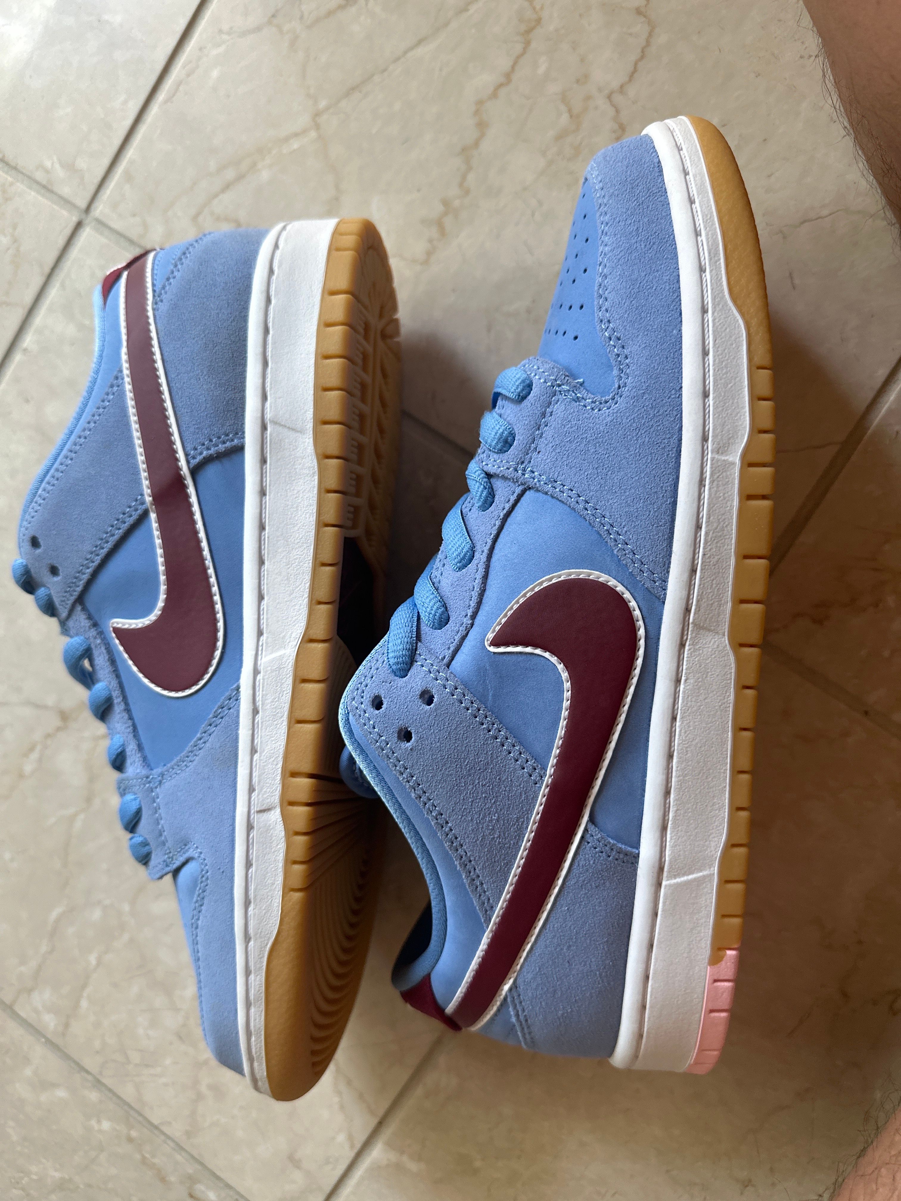 Nike SB Dunk Low Pro "Philadelphia Phillies/Valor Blue and Team Maroon"