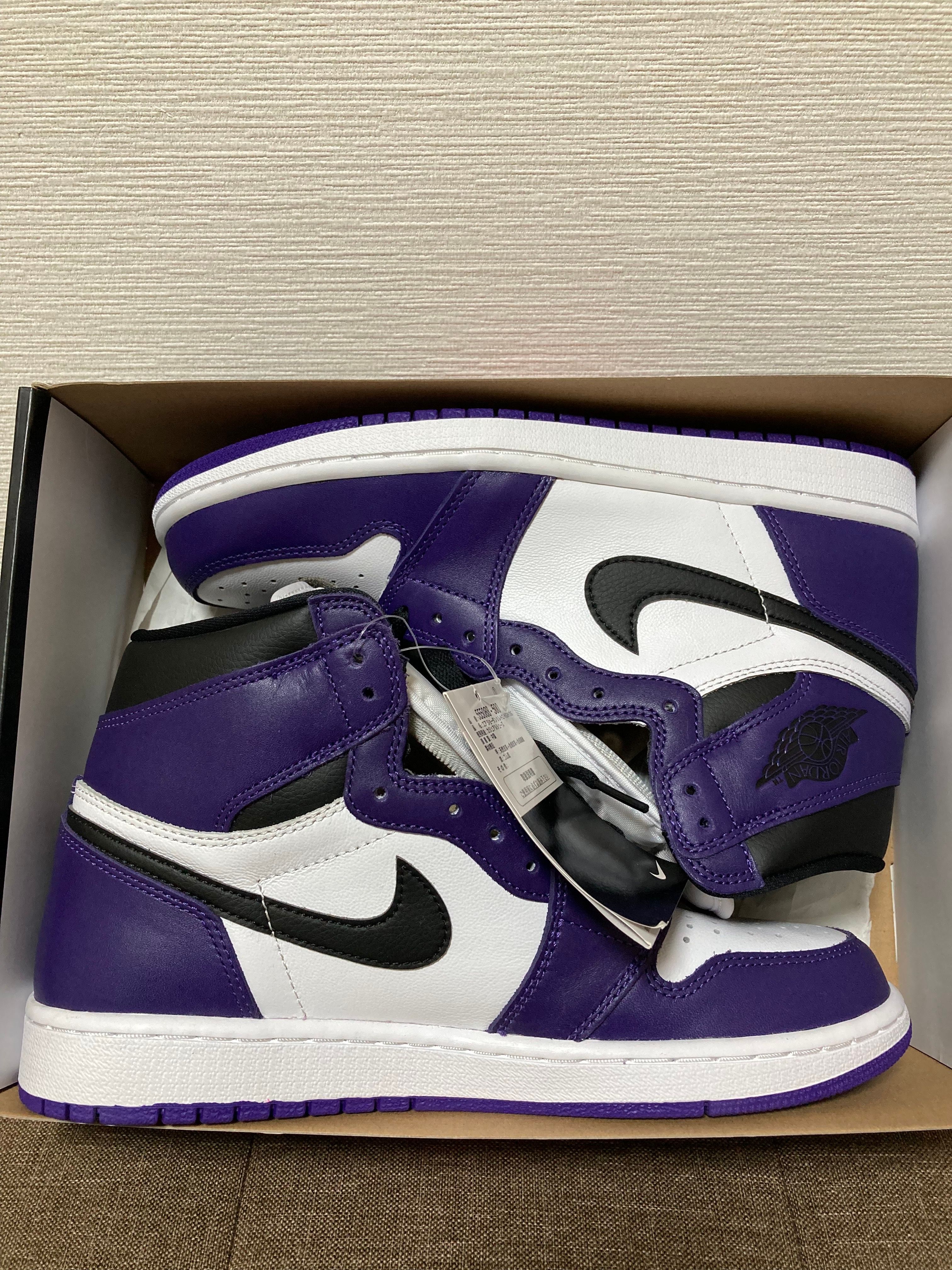 Nike Air Jordan 1 Retro High OG "Court Purple White/Black" (2020)