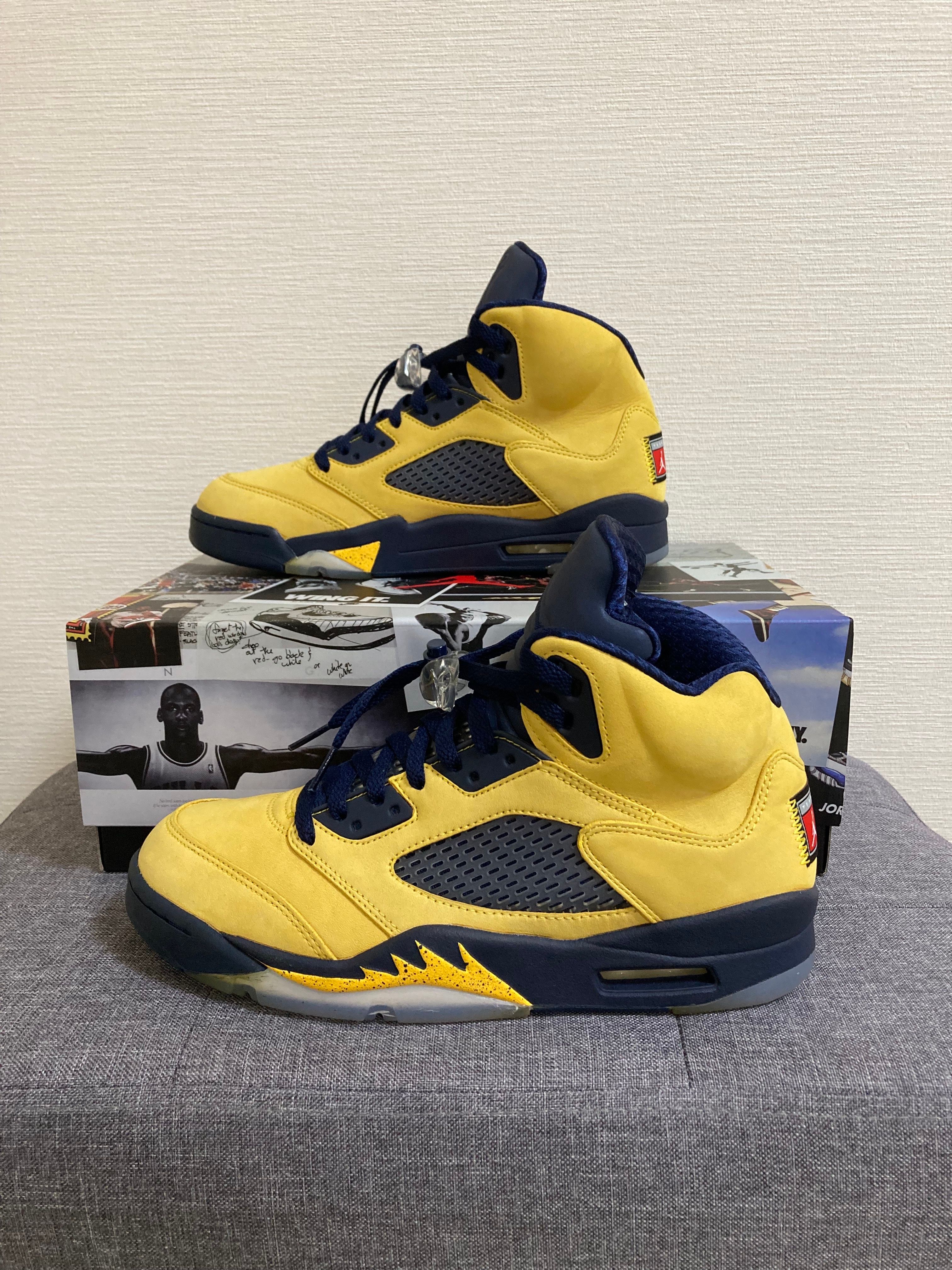 NIKE AIR JORDAN 5 "MICHIGAN"