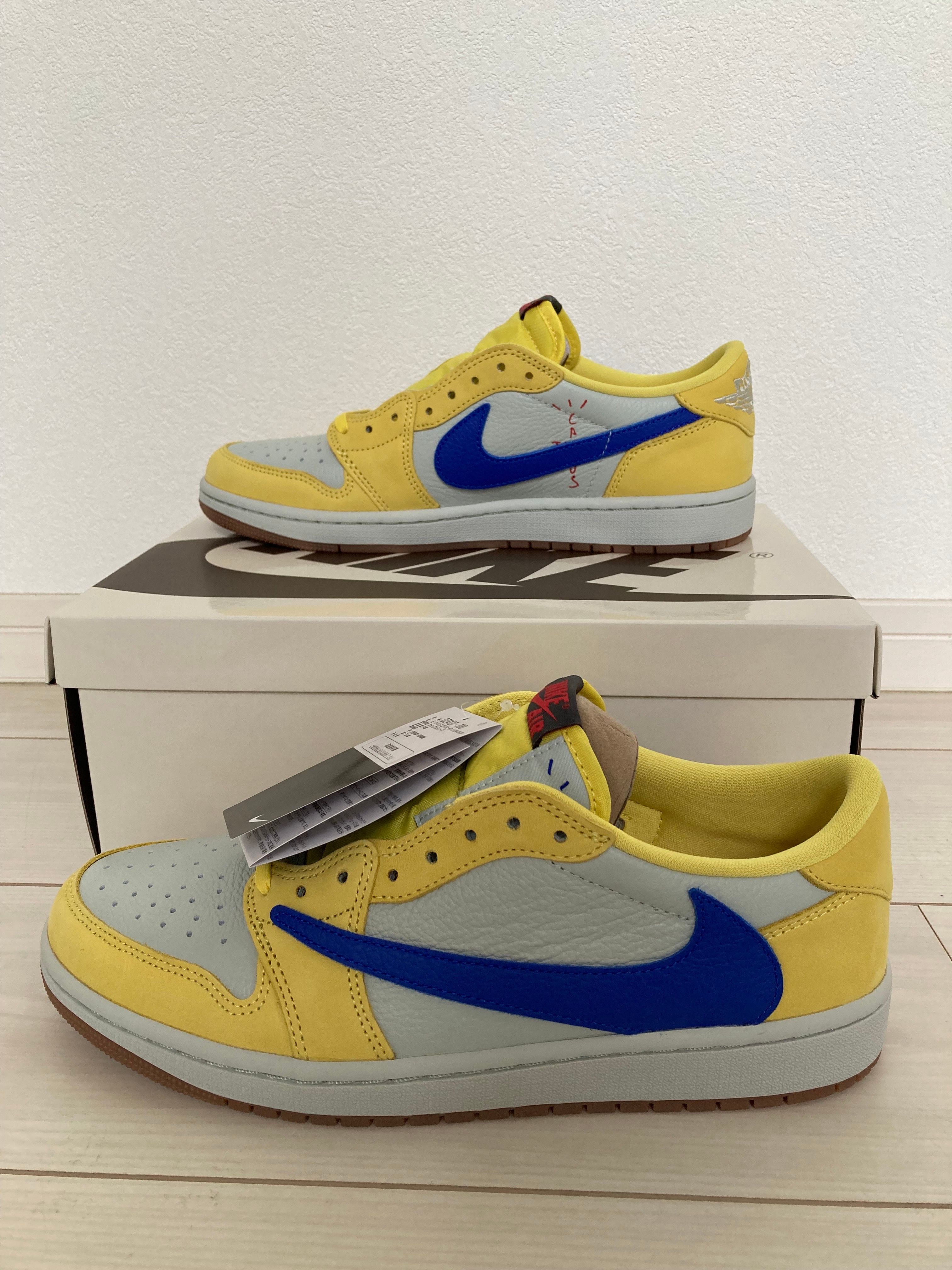 Travis Scott × Nike Women's Air Jordan 1 Retro Low OG "Canary"