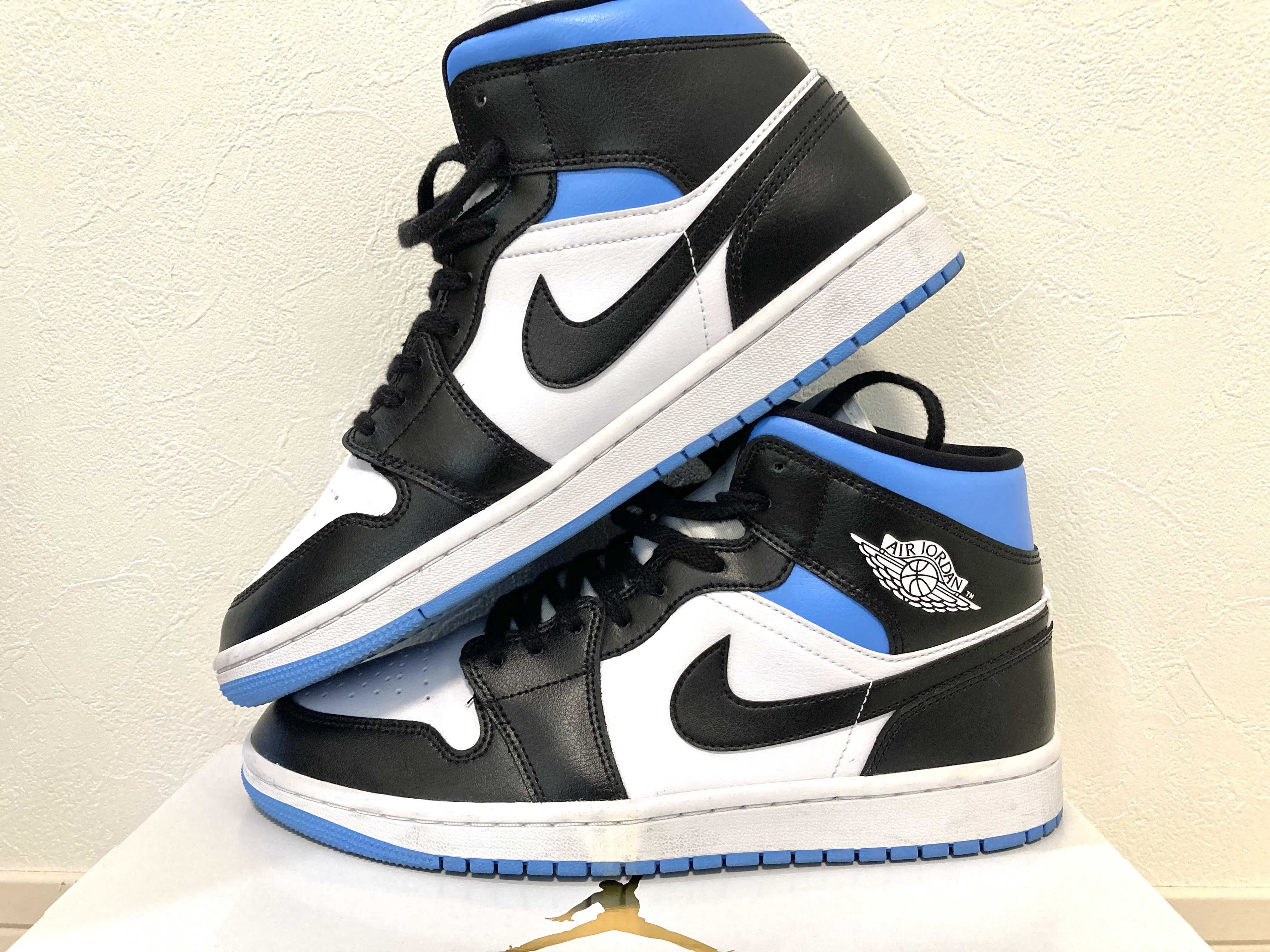Nike Women's Air Jordan 1 Mid "Black/University Blue"