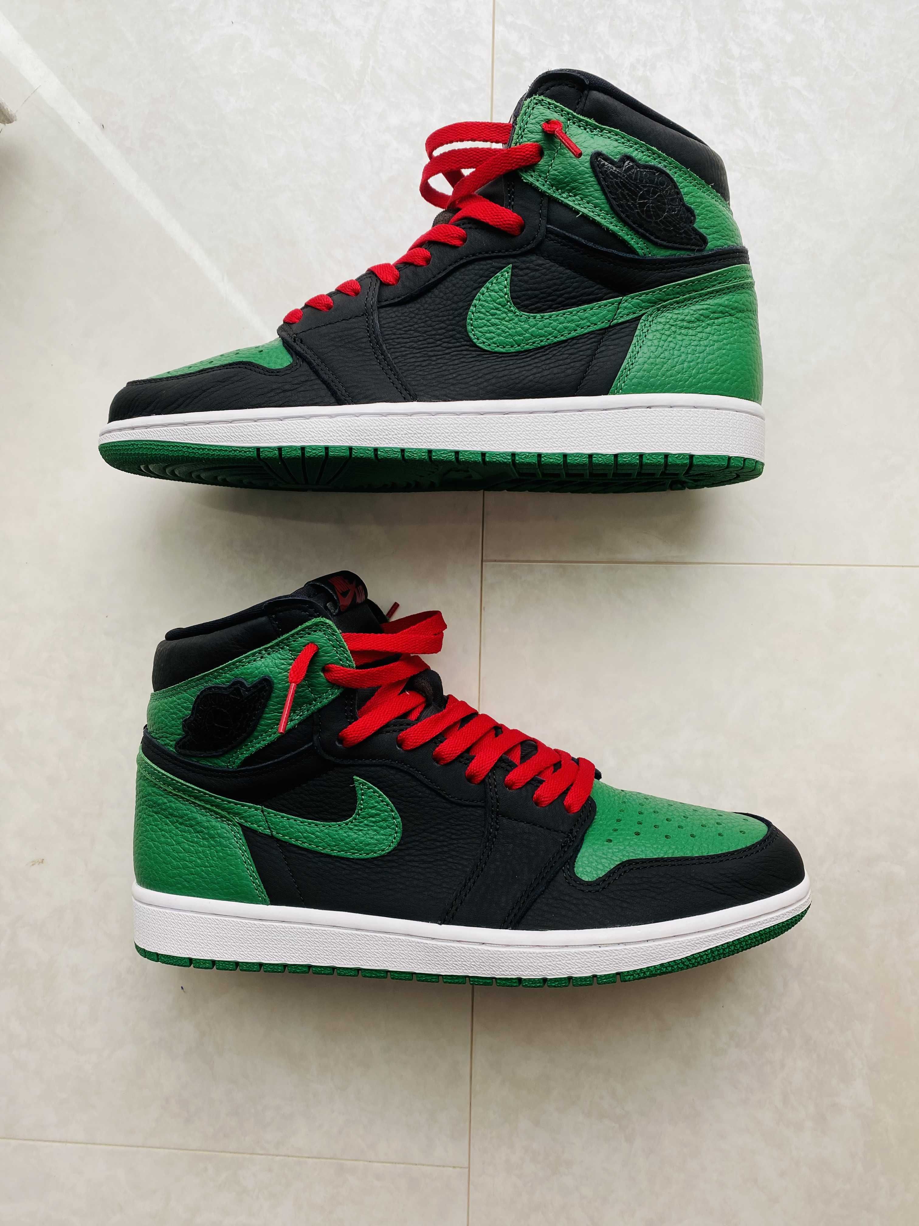 Nike Air Jordan 1 Retro High OG "Black/Pine Green" (2020)